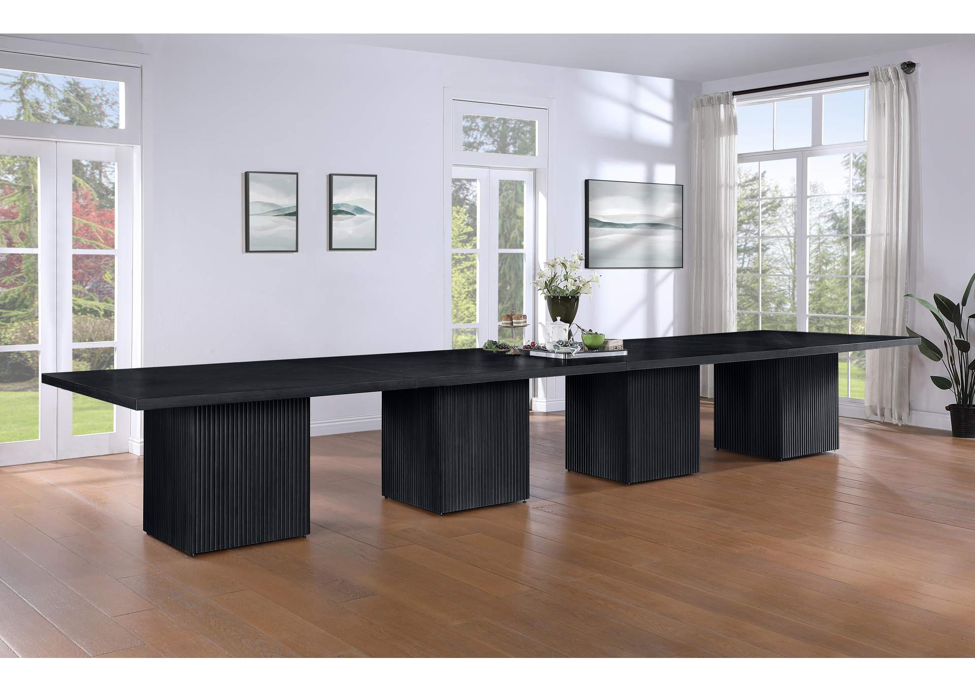 Belinda Black Modular Dining Table image 3