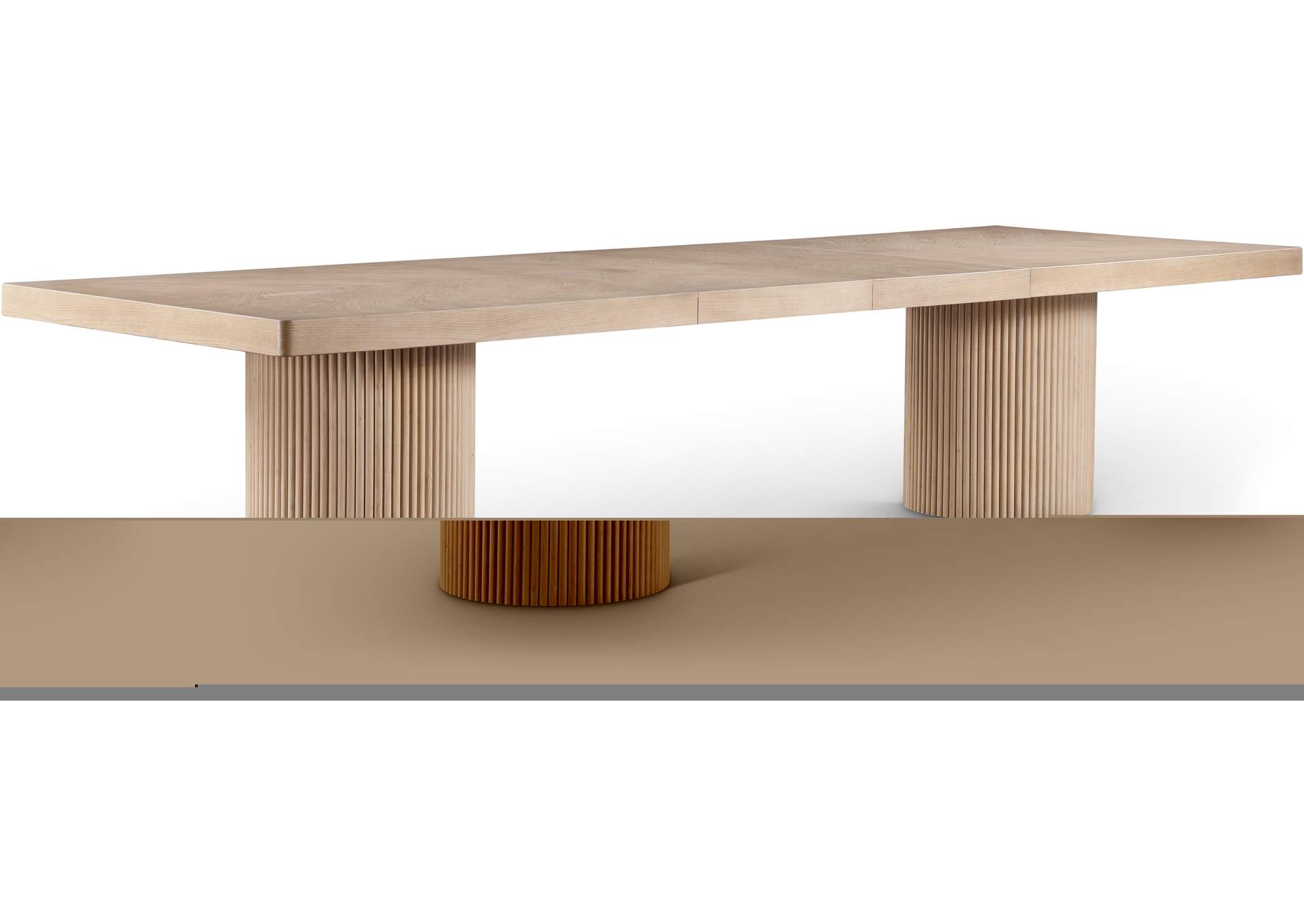 Belinda Natural Dining Table (3 Boxes) image 1