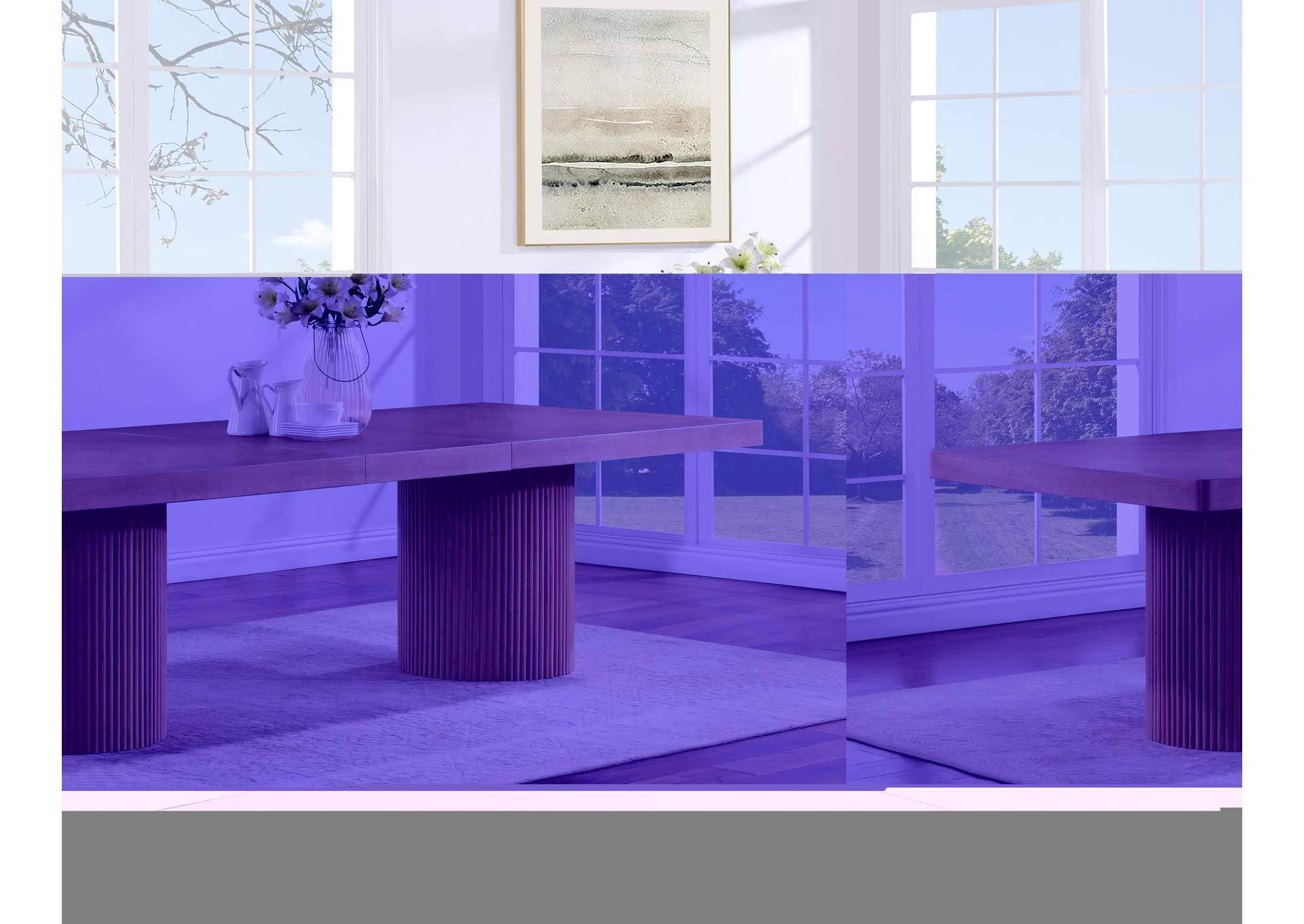 Belinda Natural Dining Table (3 Boxes) image 4