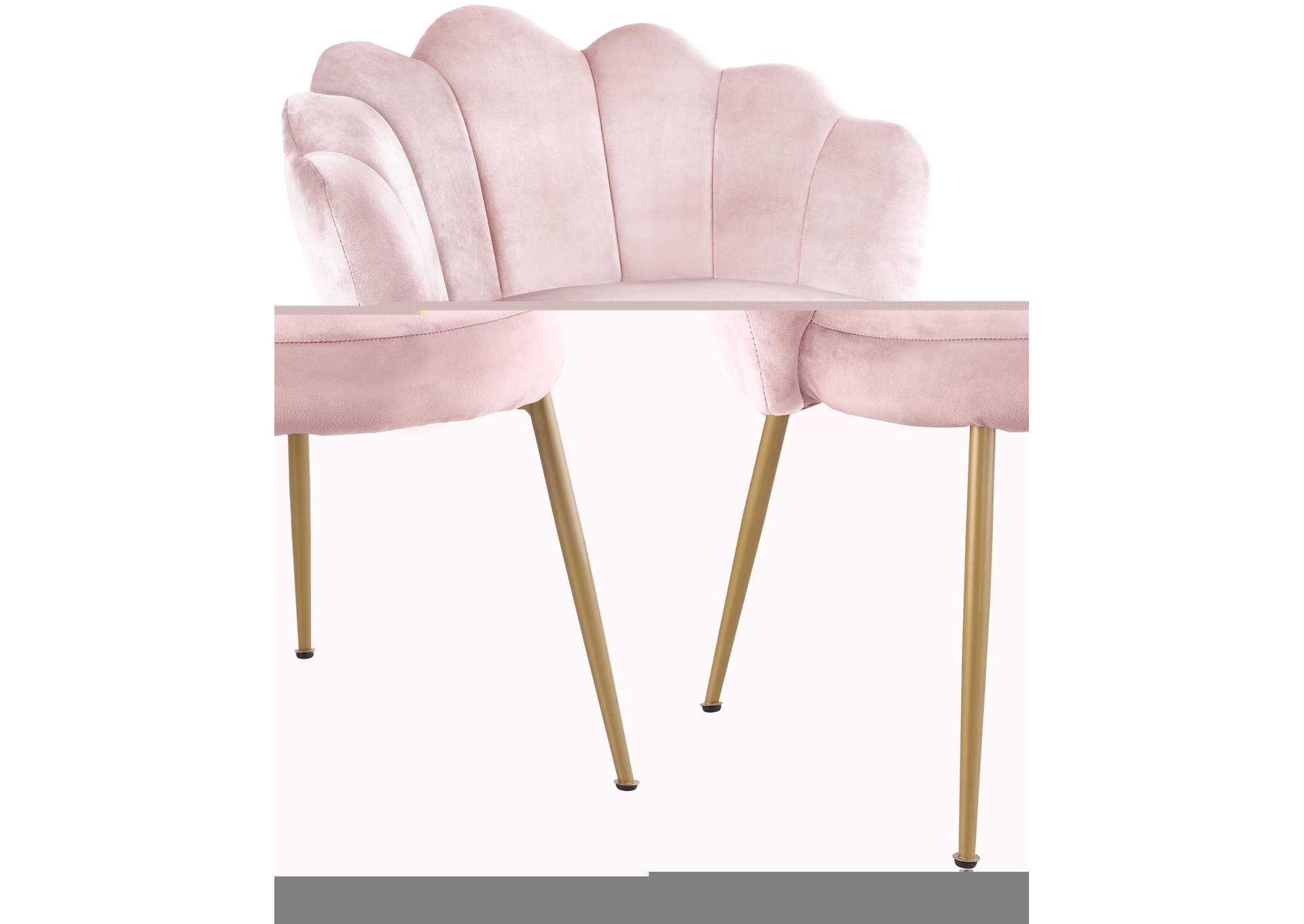 Claire Pink Velvet Dining Chair