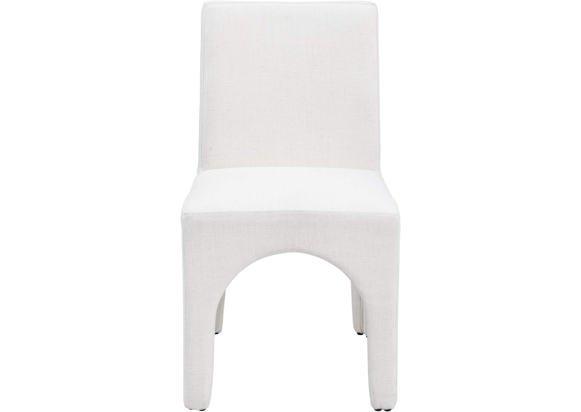 Gramercy Cream Linen Textured Fabric Dining Chair