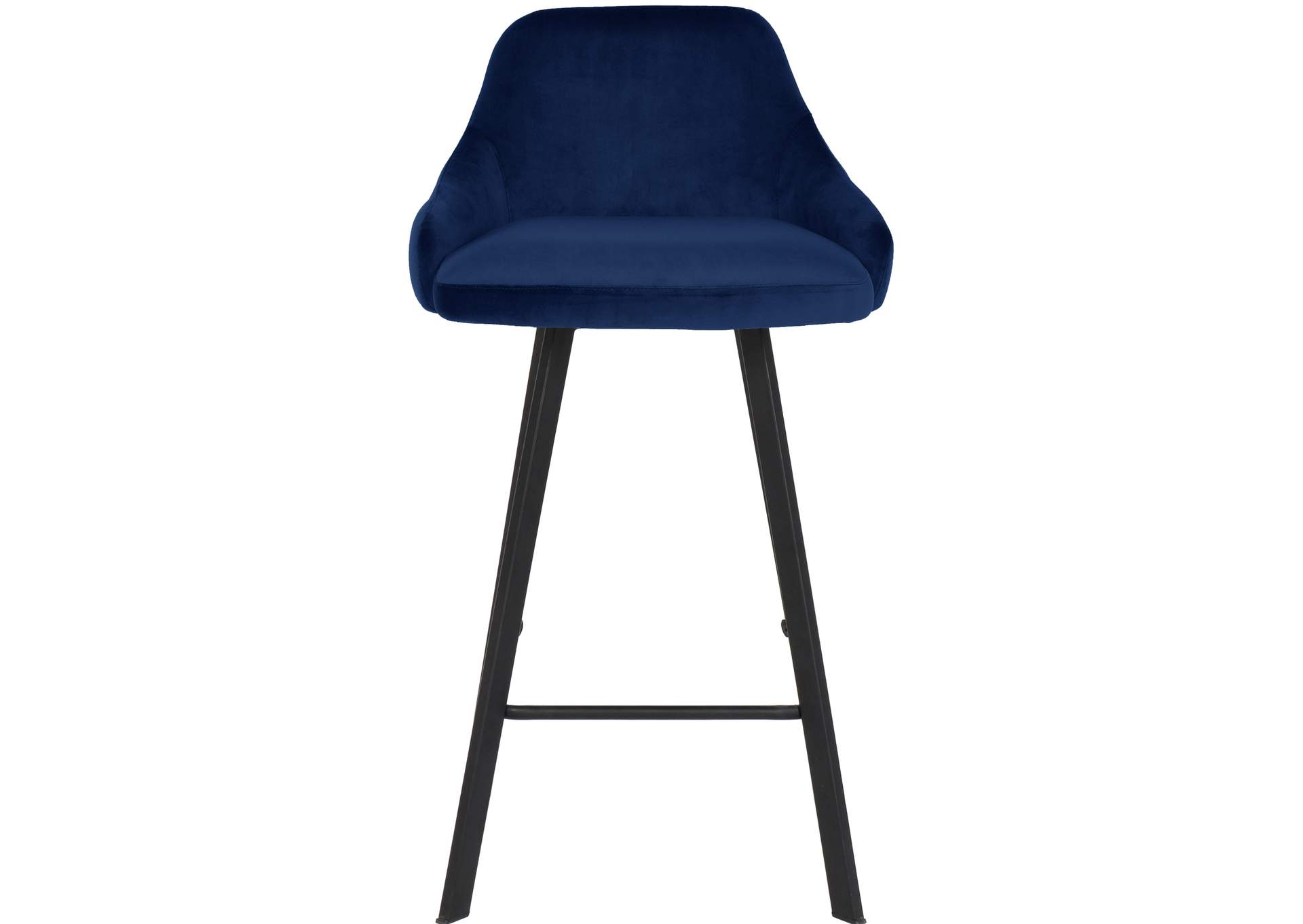 Viviene Navy Velvet Stool Set of 2