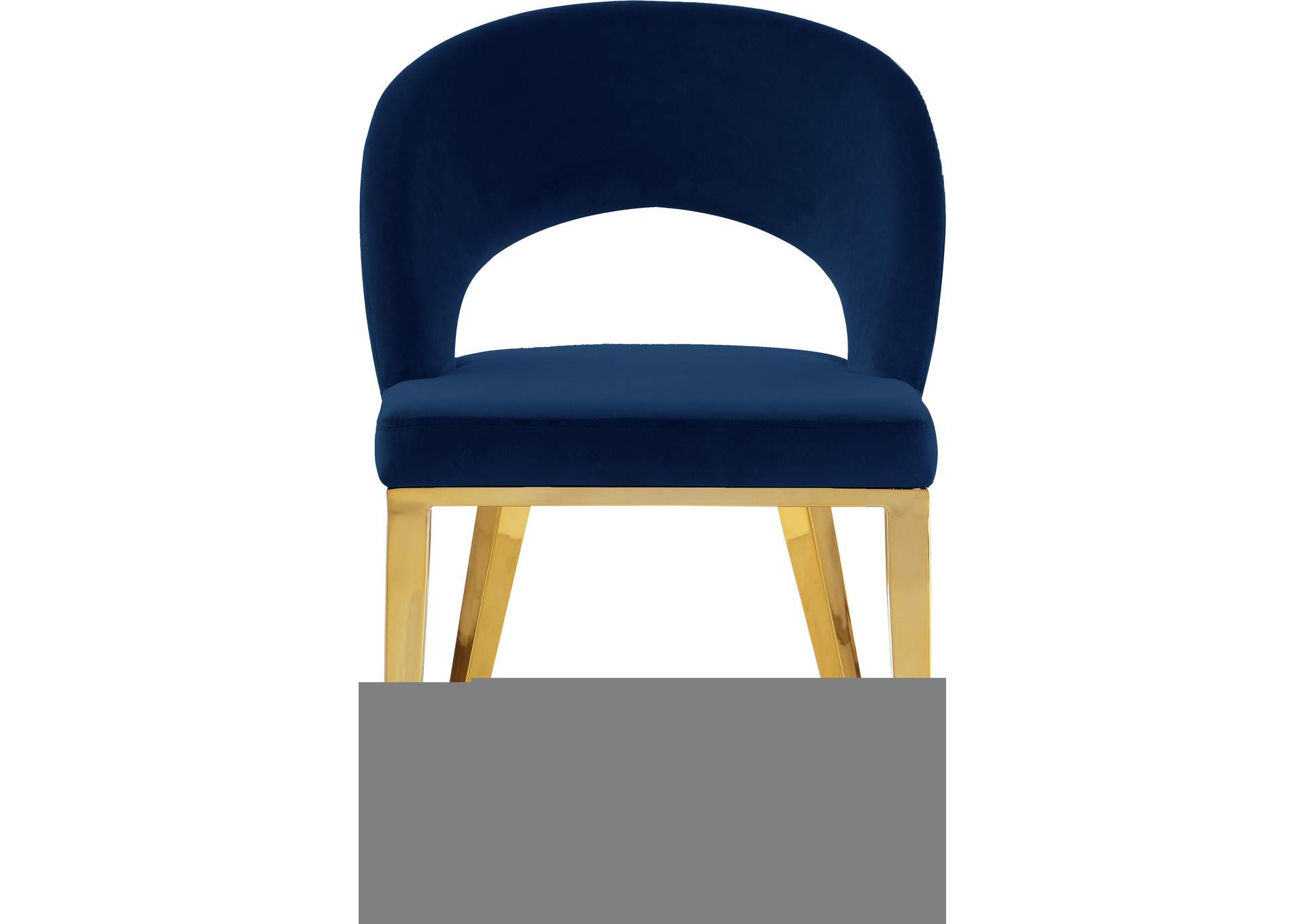 Roberto Navy Velvet Dining Chair