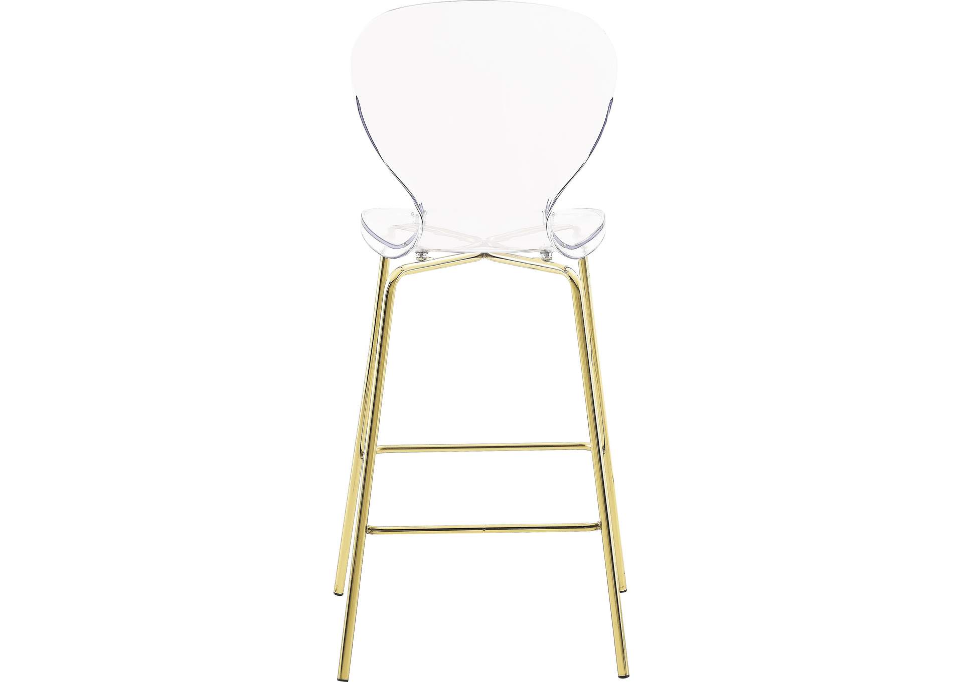 Clarion Gold Metal Stool