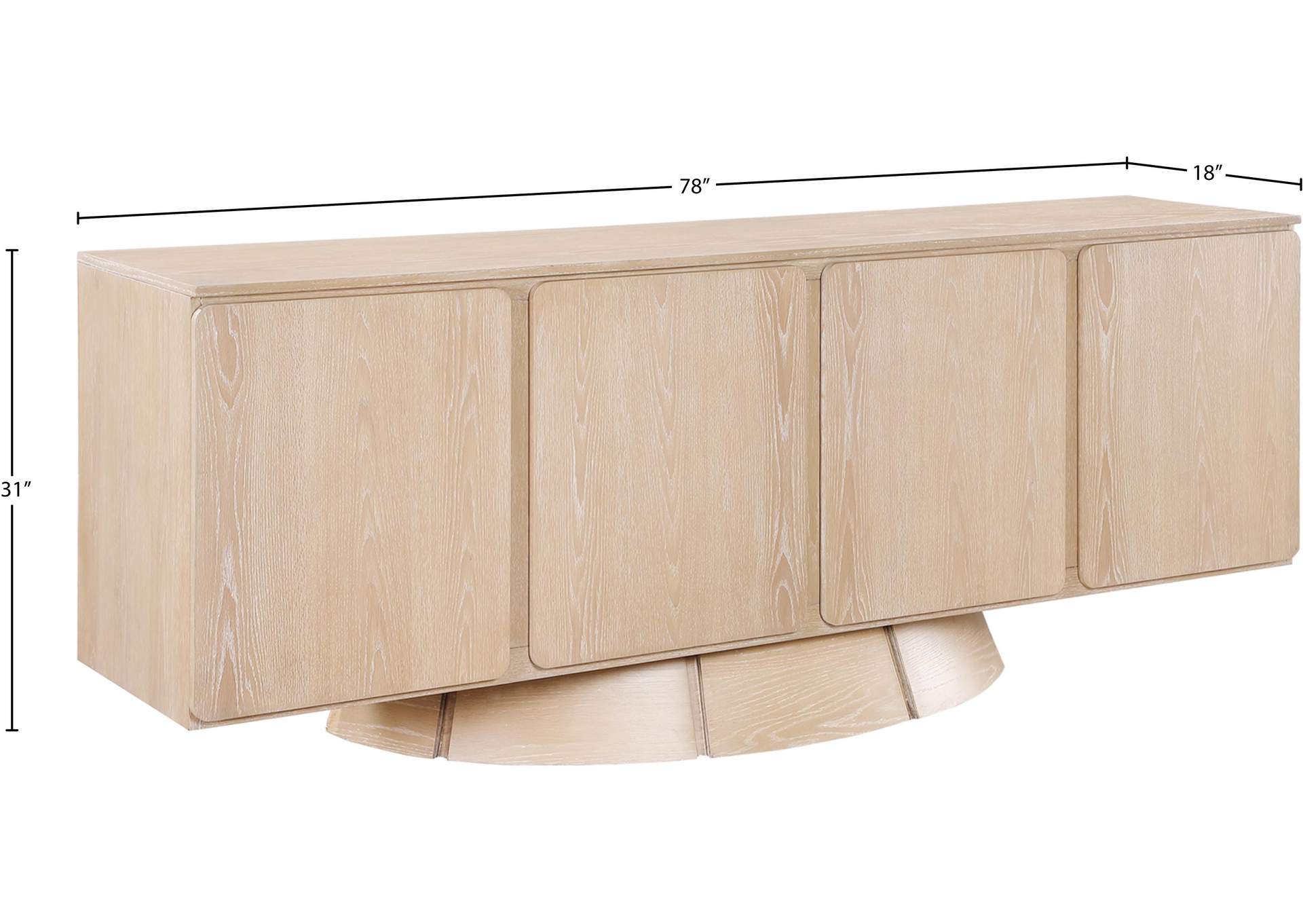 Bellona Natural Sideboard - Buffet