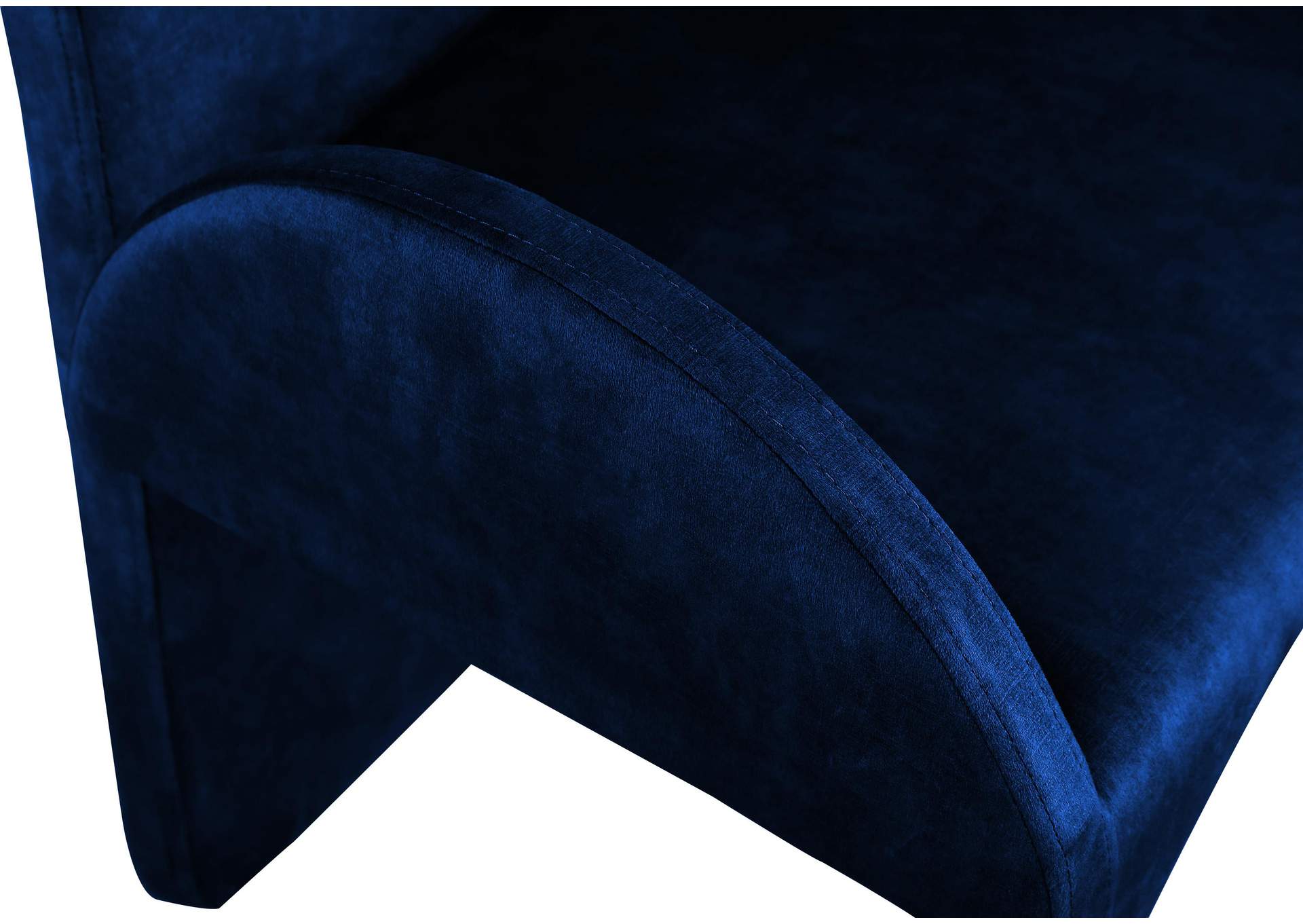 Summer Navy Velvet Dining Arm Chair