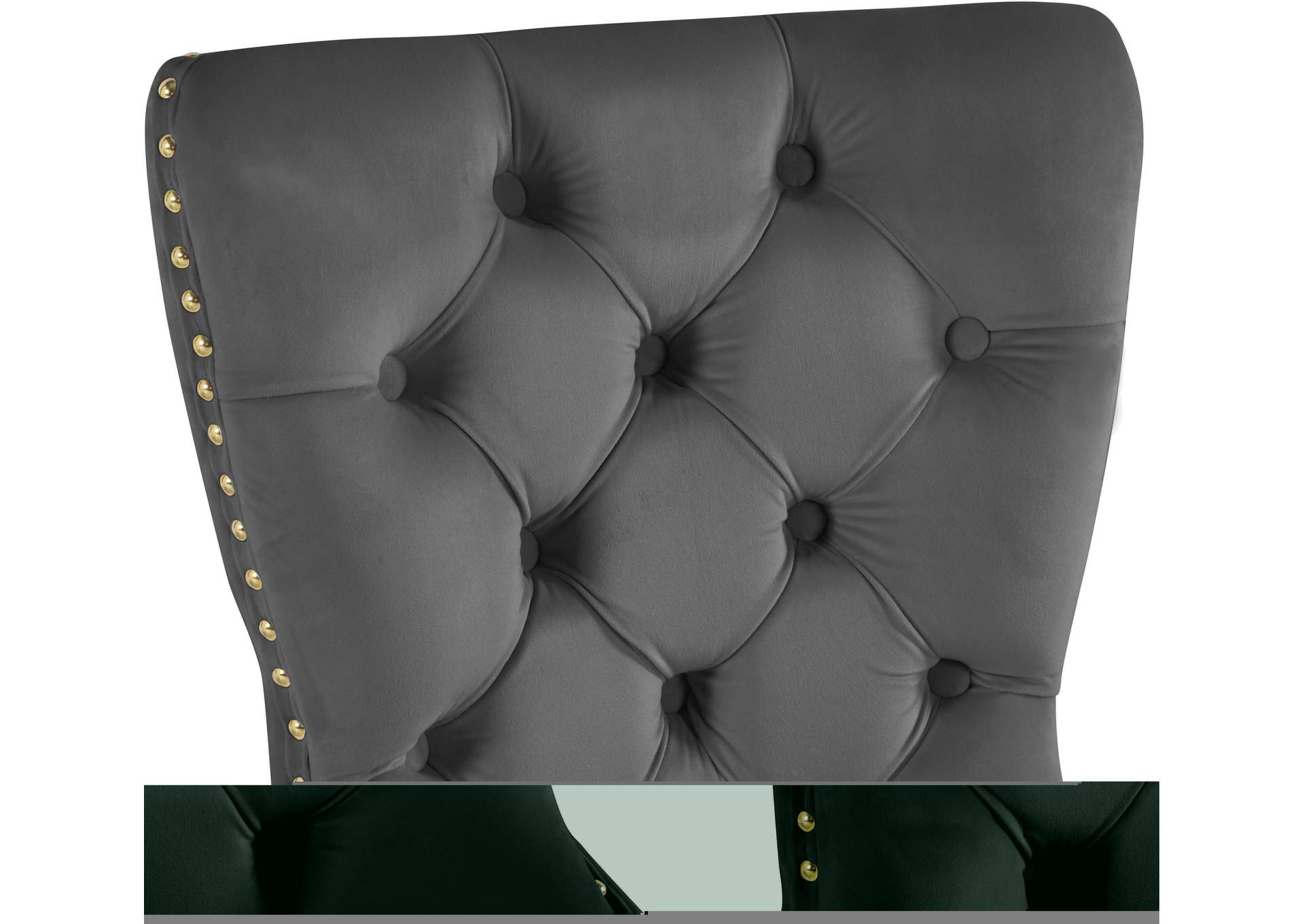 Carmen Grey Velvet Dining Chairs