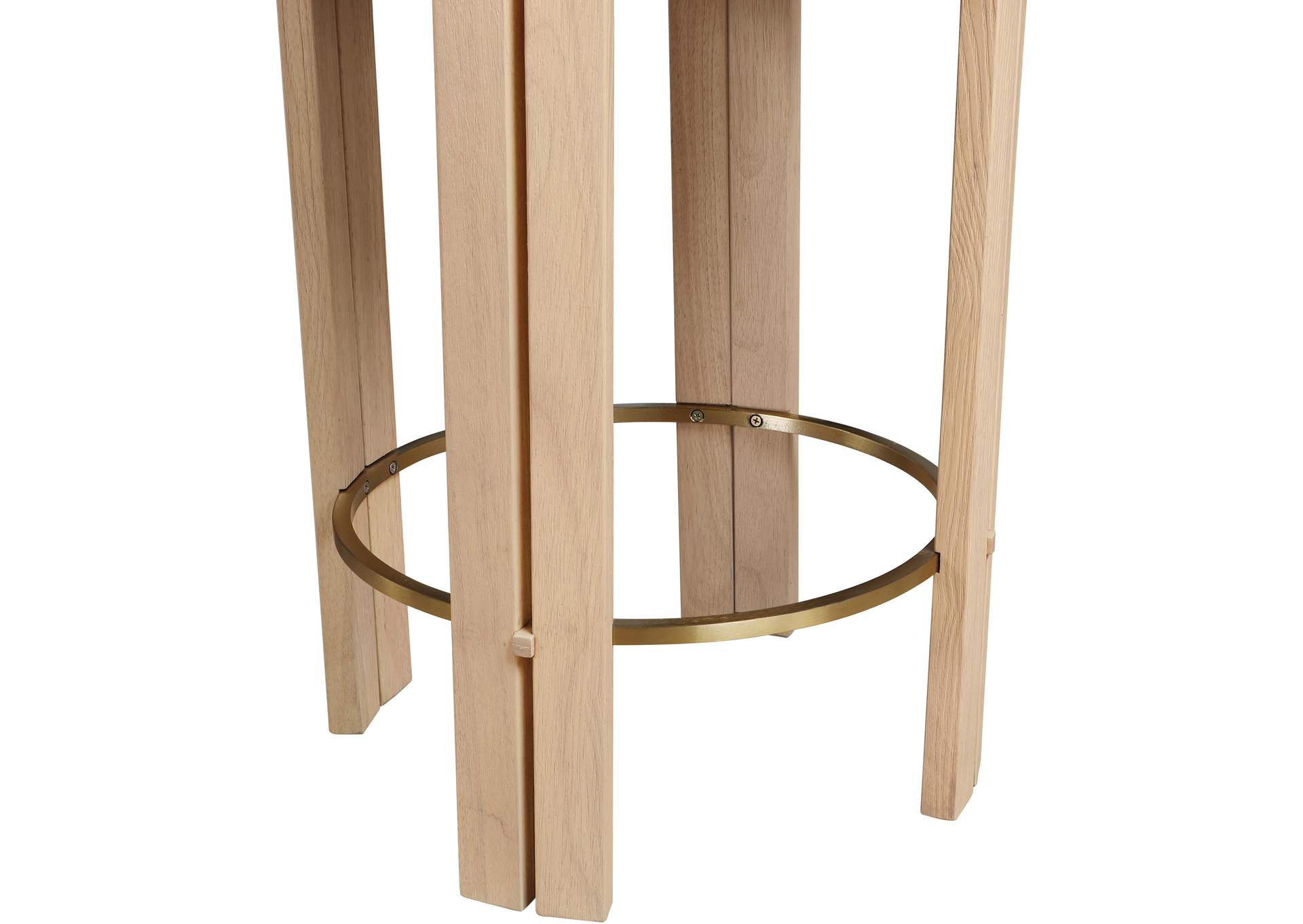 Harrison Cream Vegan Leather Counter Stool image 6