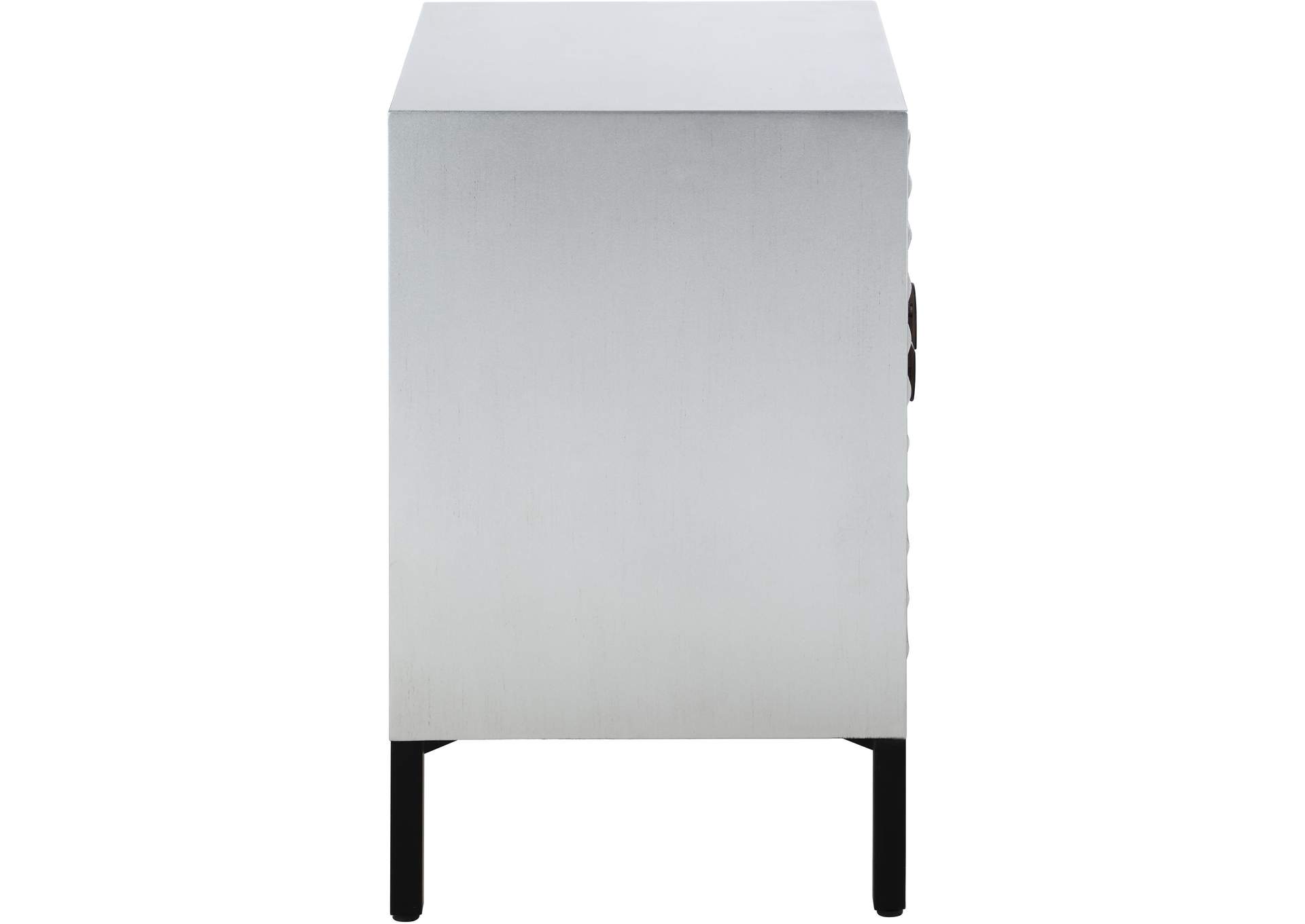Glitz Antique Silver Side Table
