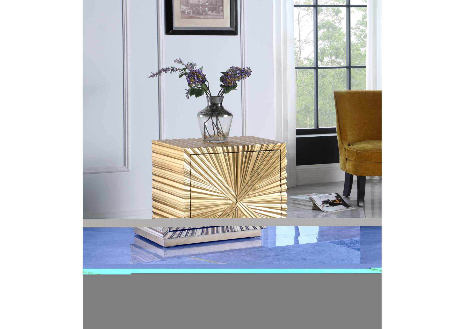 Golda Gold Side Table