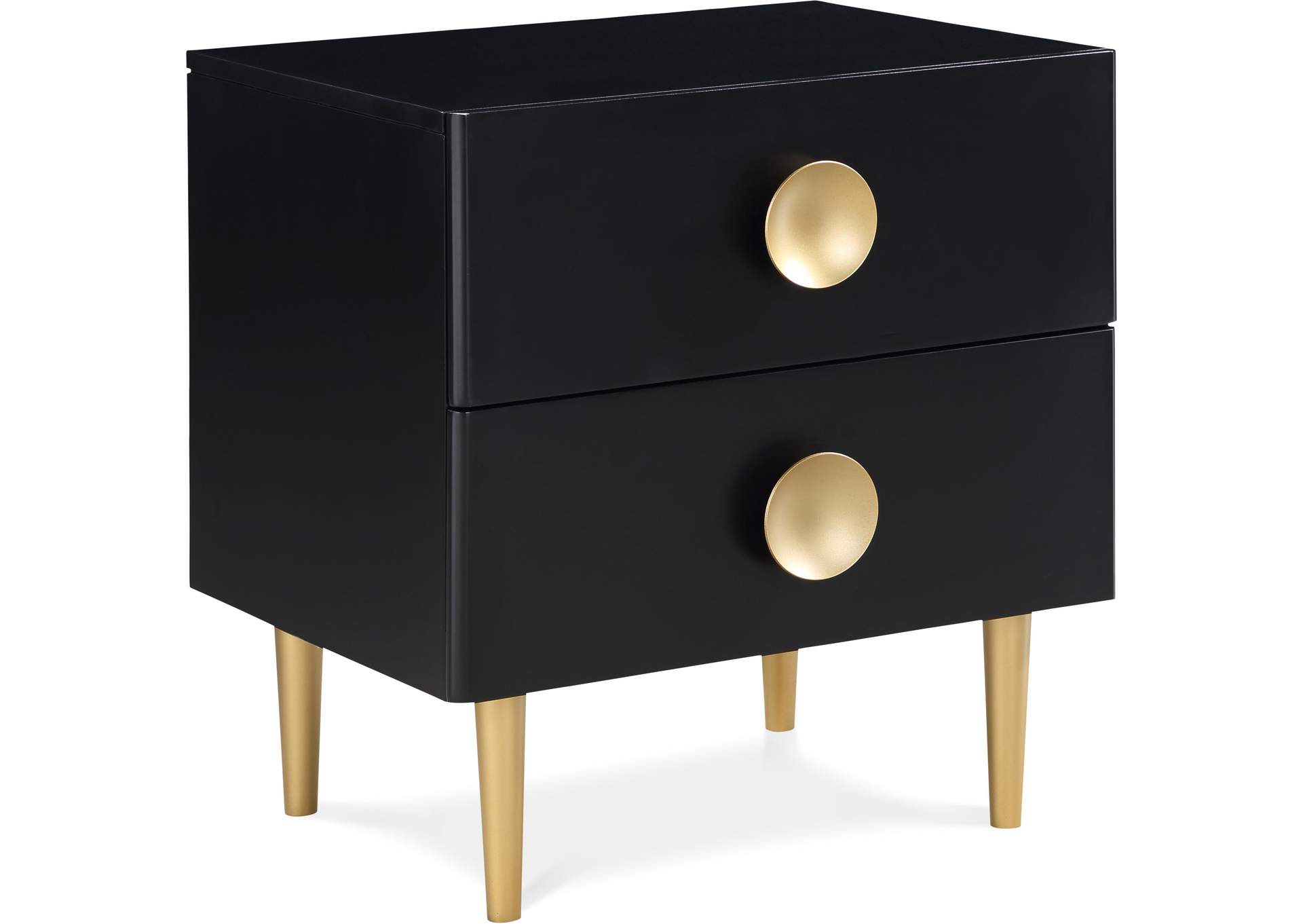 Zayne Black Night Stand