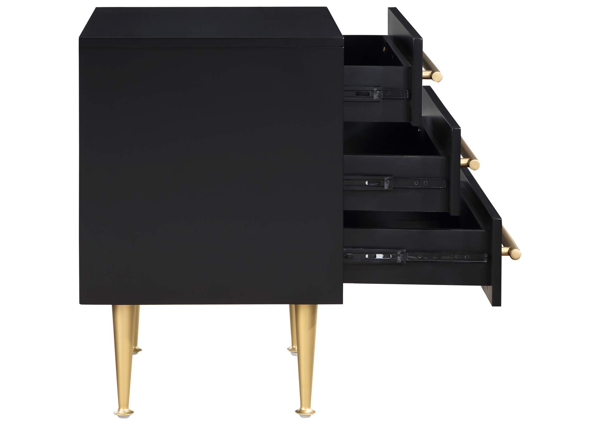 Marisol Black Night Stand
