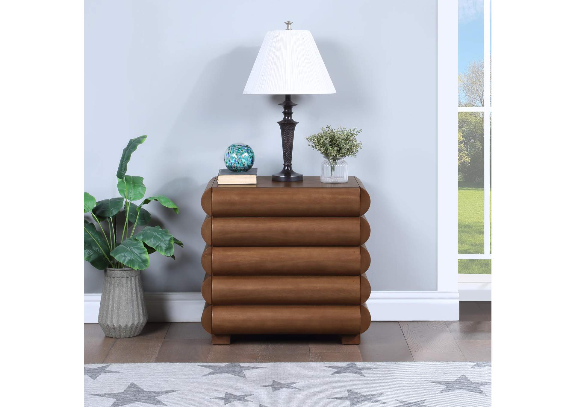 Maverick Walnut Night Stand - Side Table