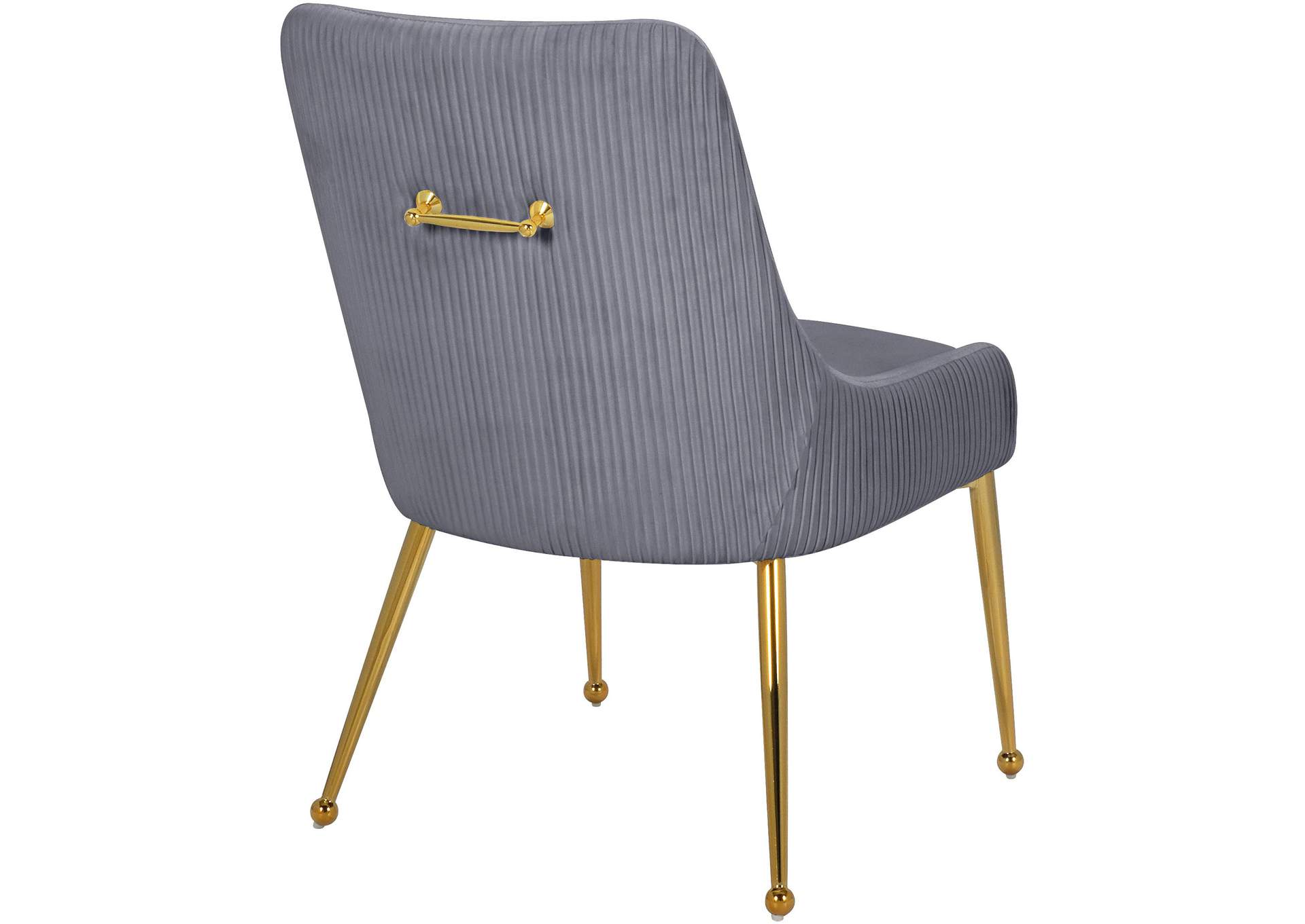 Ace Grey Velvet Dining Chair
