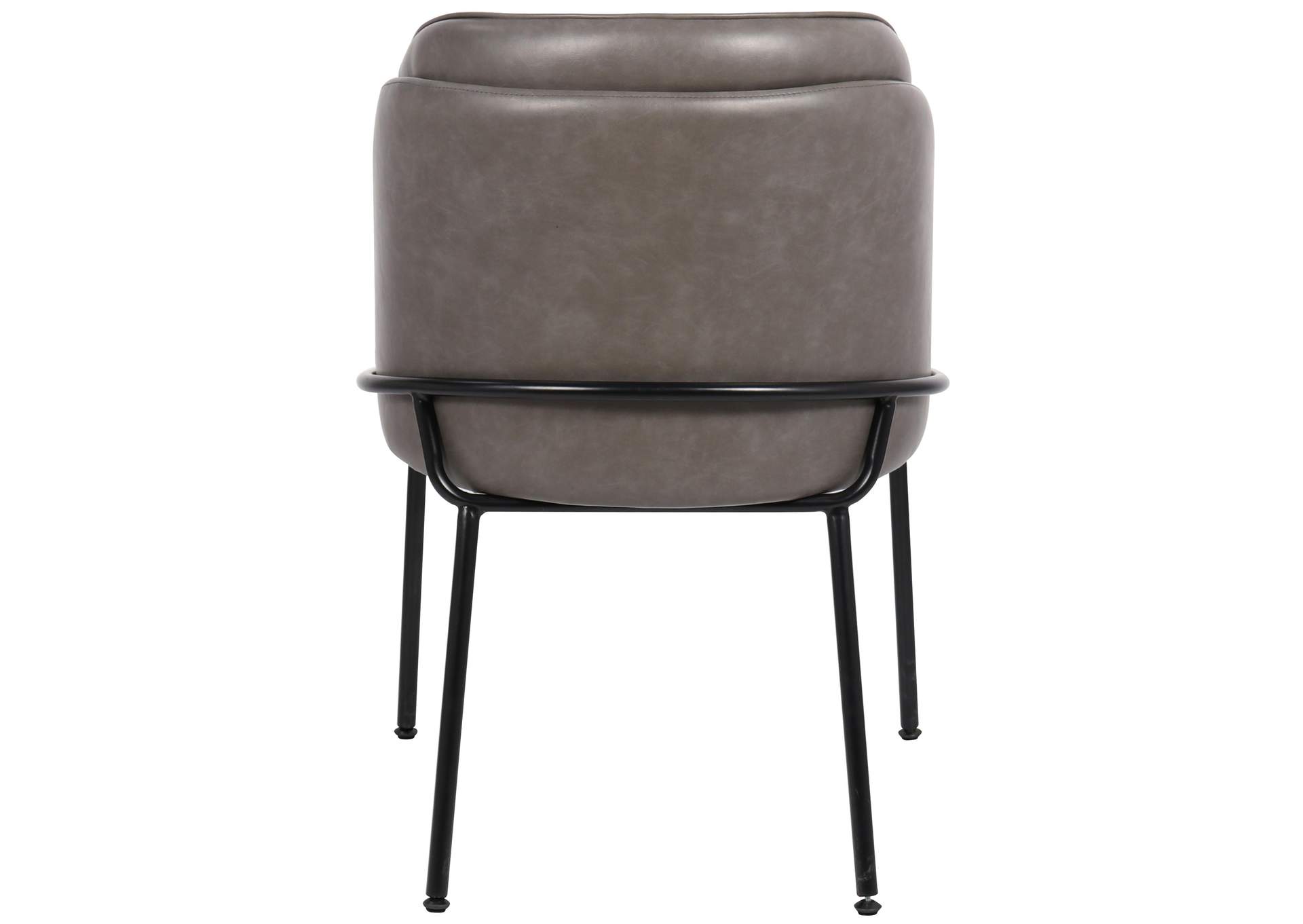 Jagger Grey Vegan Leather Dining Chair