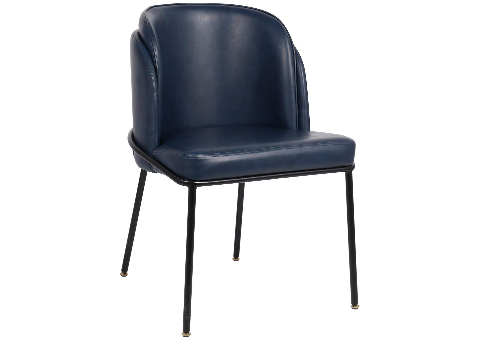 Jagger Navy Vegan Leather Dining Chair