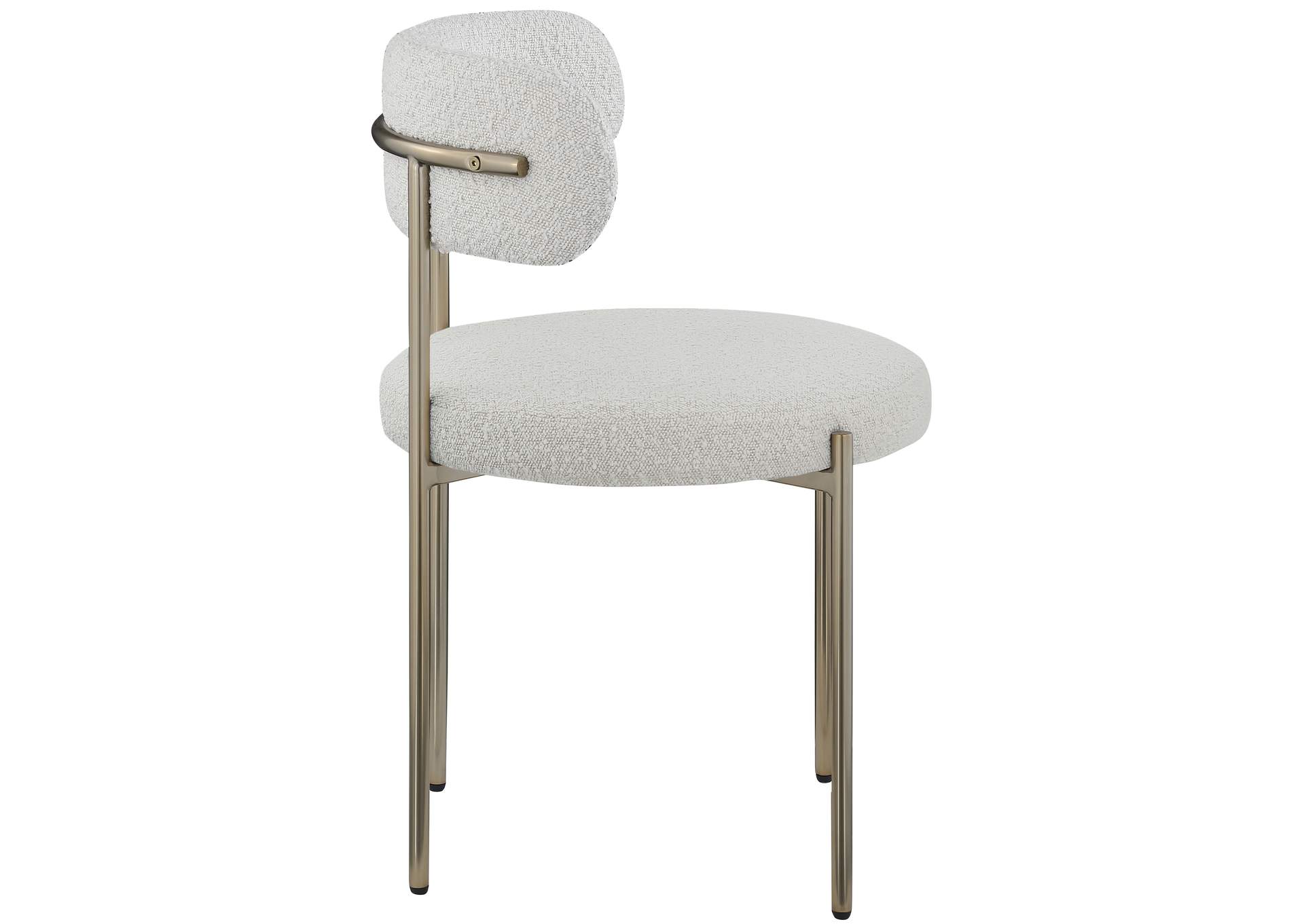 Beacon Cream Boucle Fabric Dining Chair