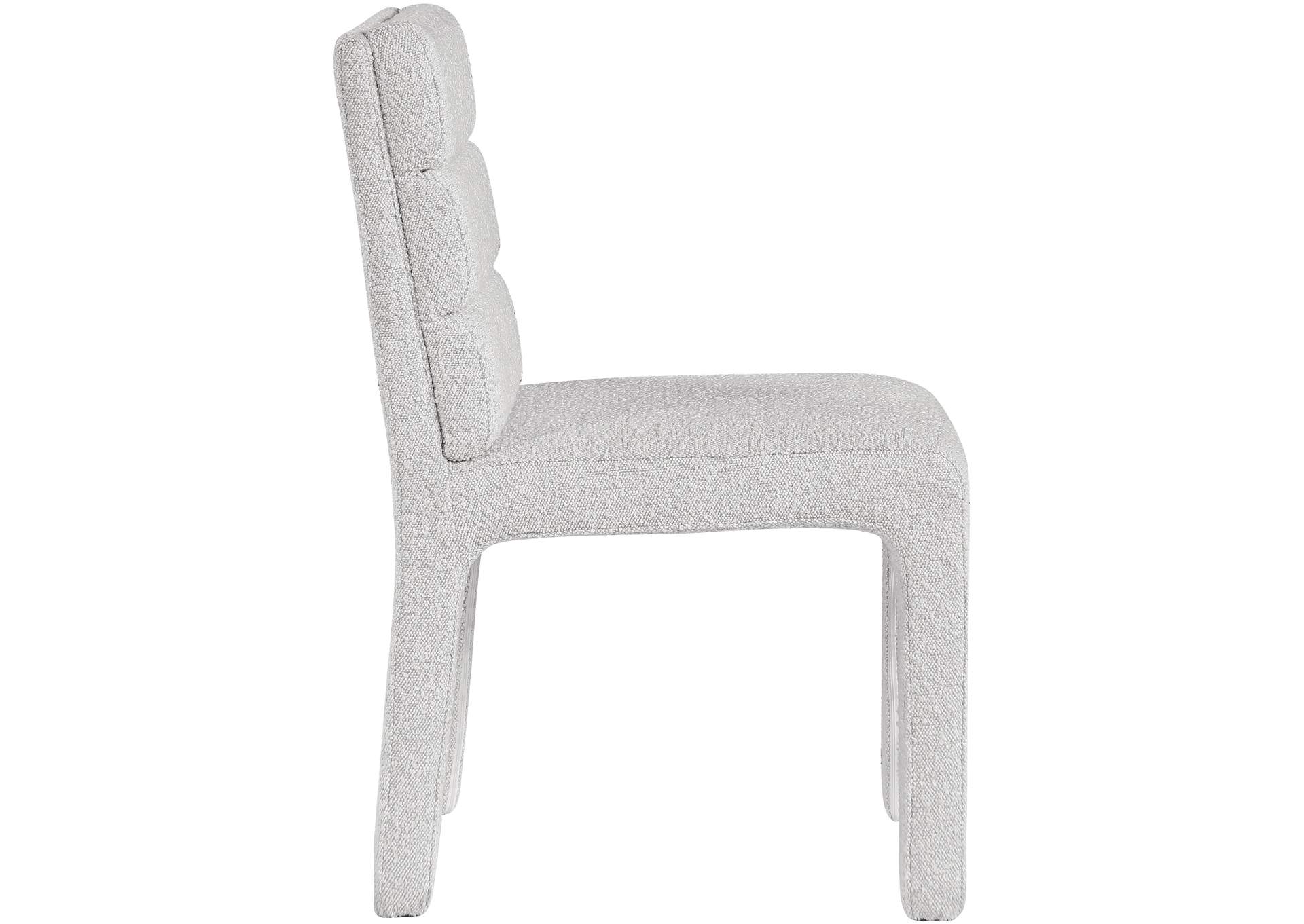 Kai Cream Boucle Fabric Dining Chair Set of 2