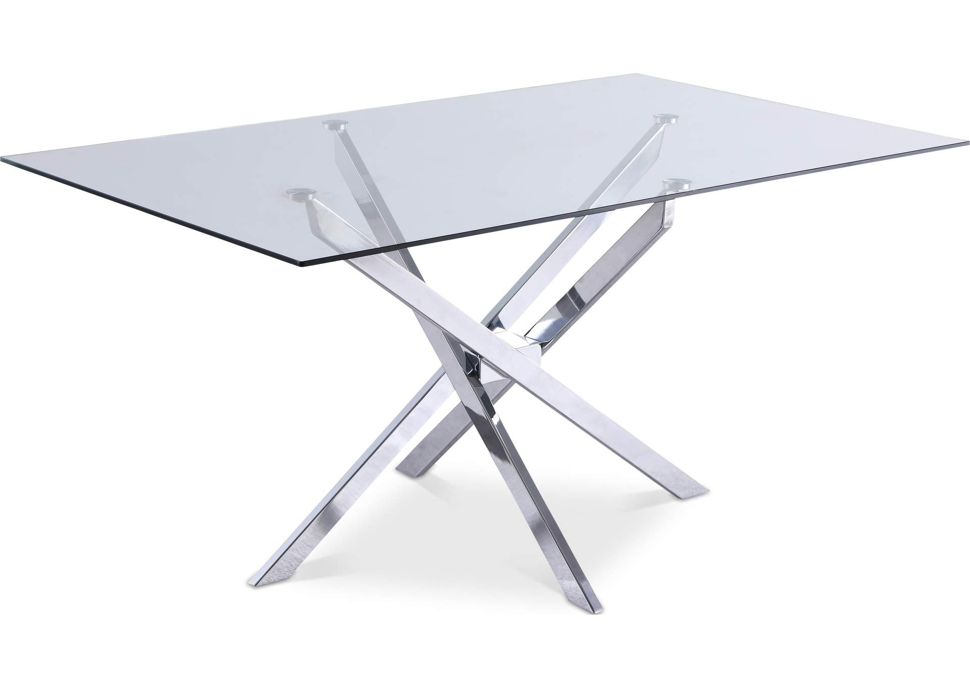 Xander Chrome Dining Table