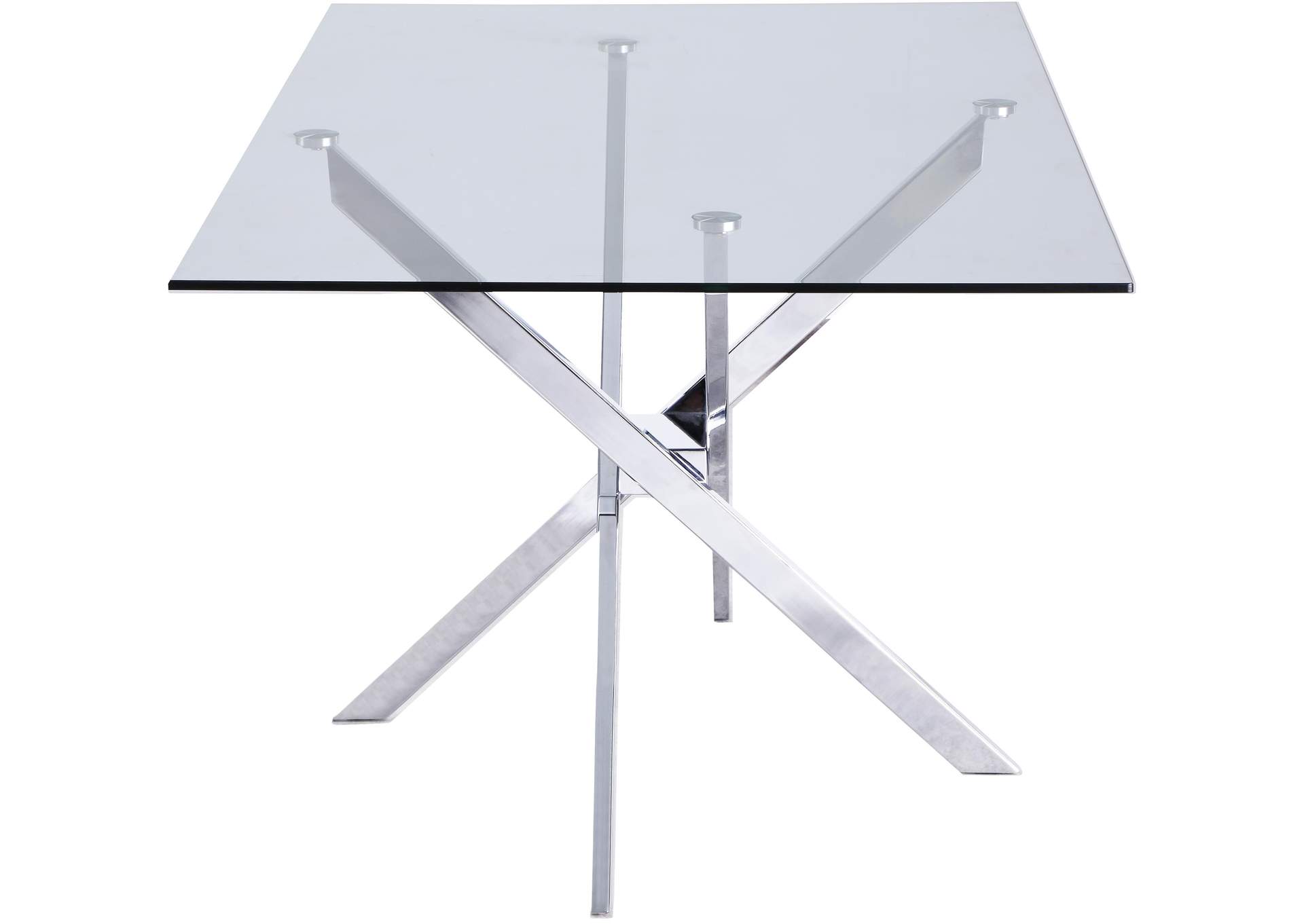 Xander Chrome Dining Table