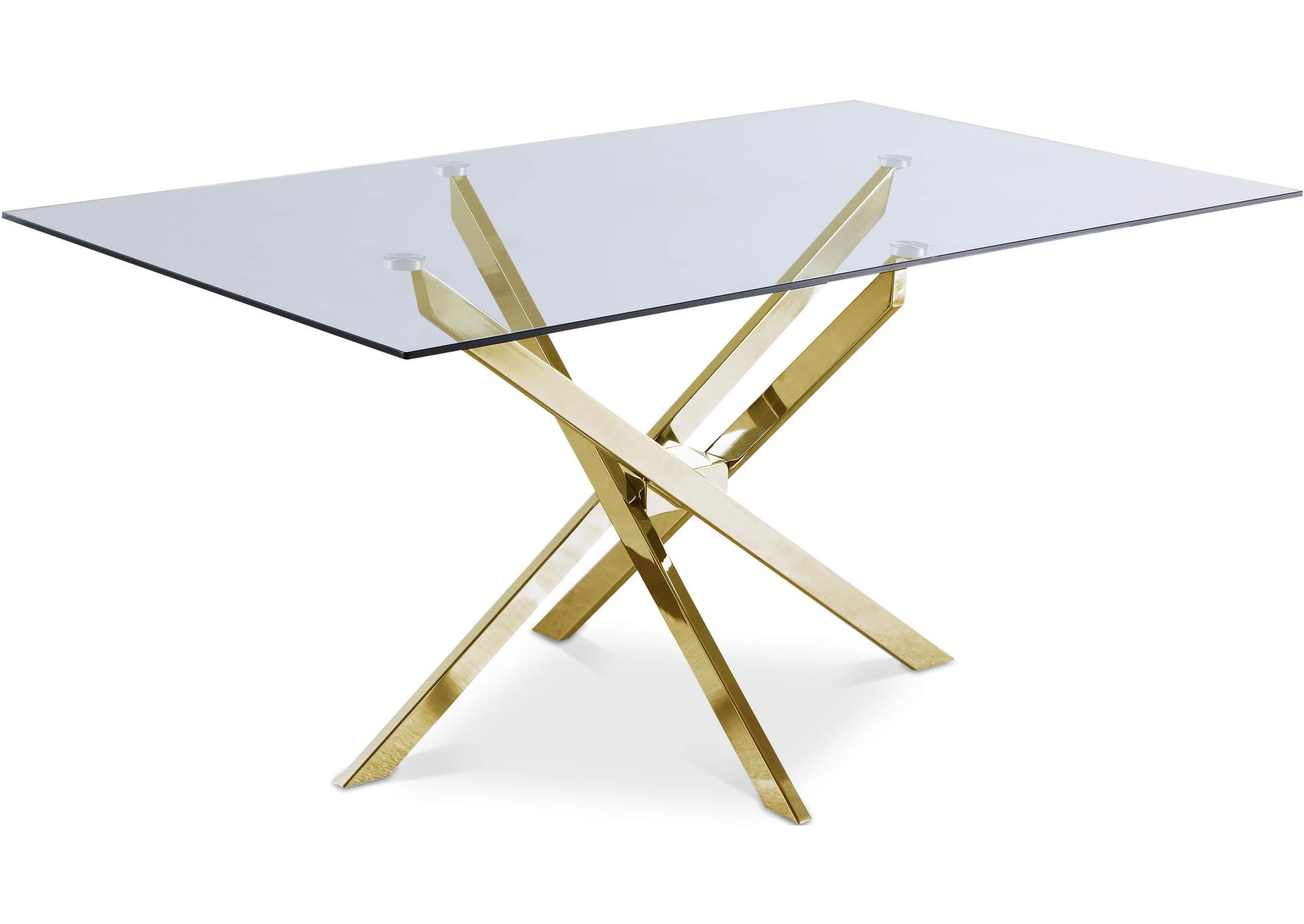 Xander Gold Dining Table image 1