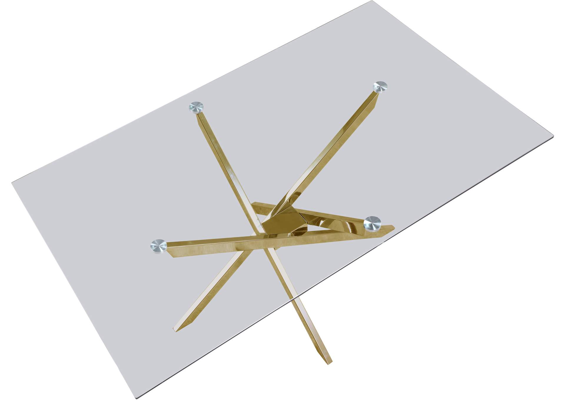 Xander Gold Dining Table image 6