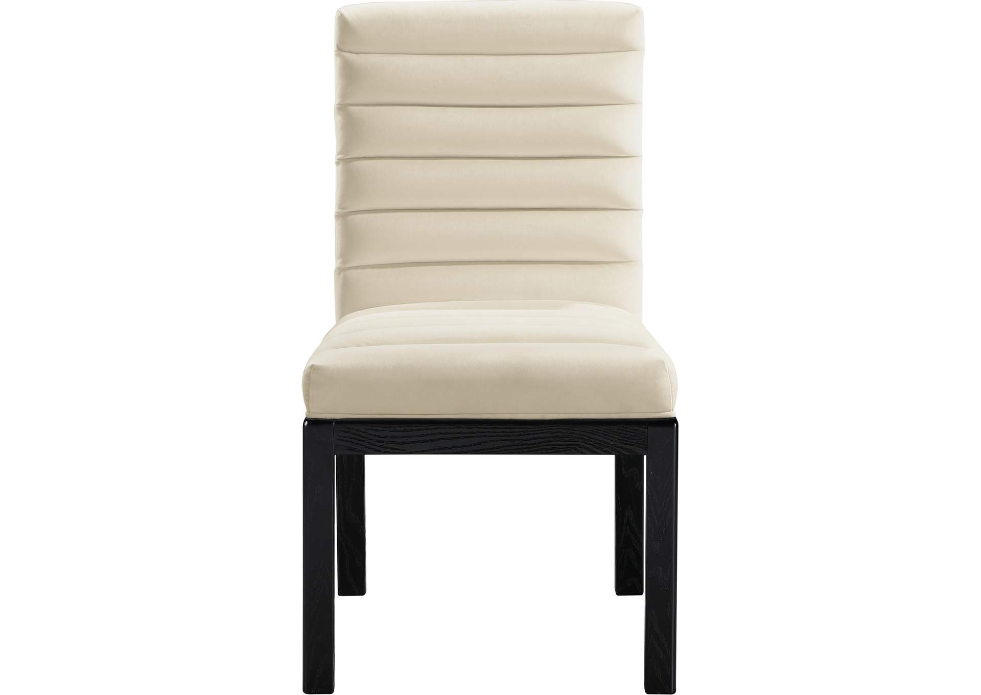 Evelyn Cream Velvet Dining Chair image 4