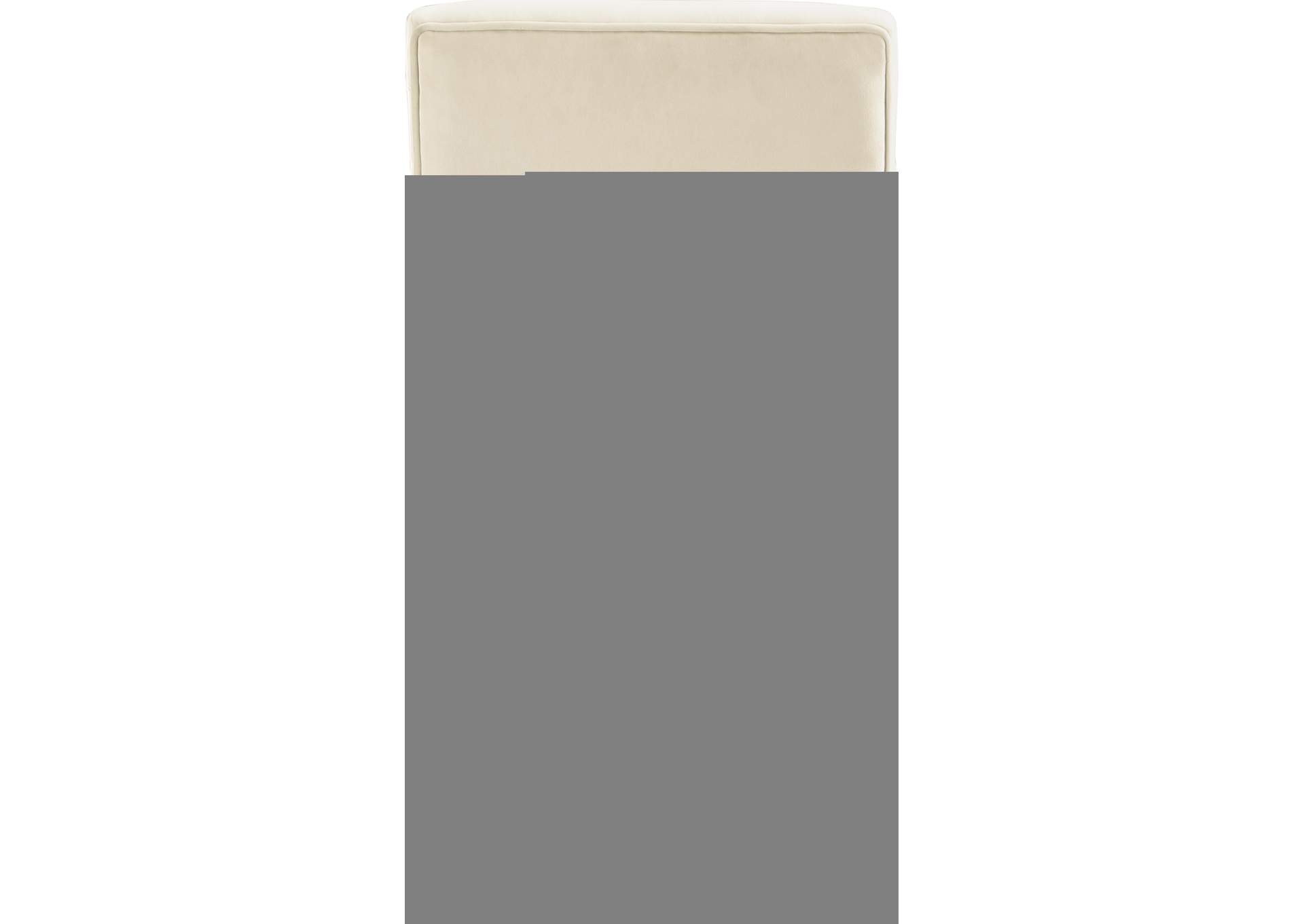 Evelyn Cream Velvet Dining Chair image 6