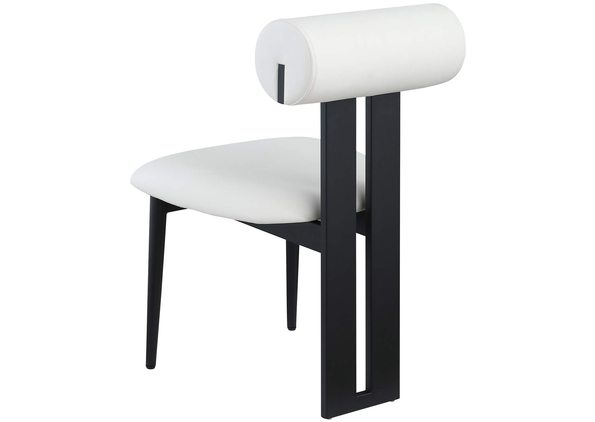 Dario Cream Vegan Leather Dining Chair