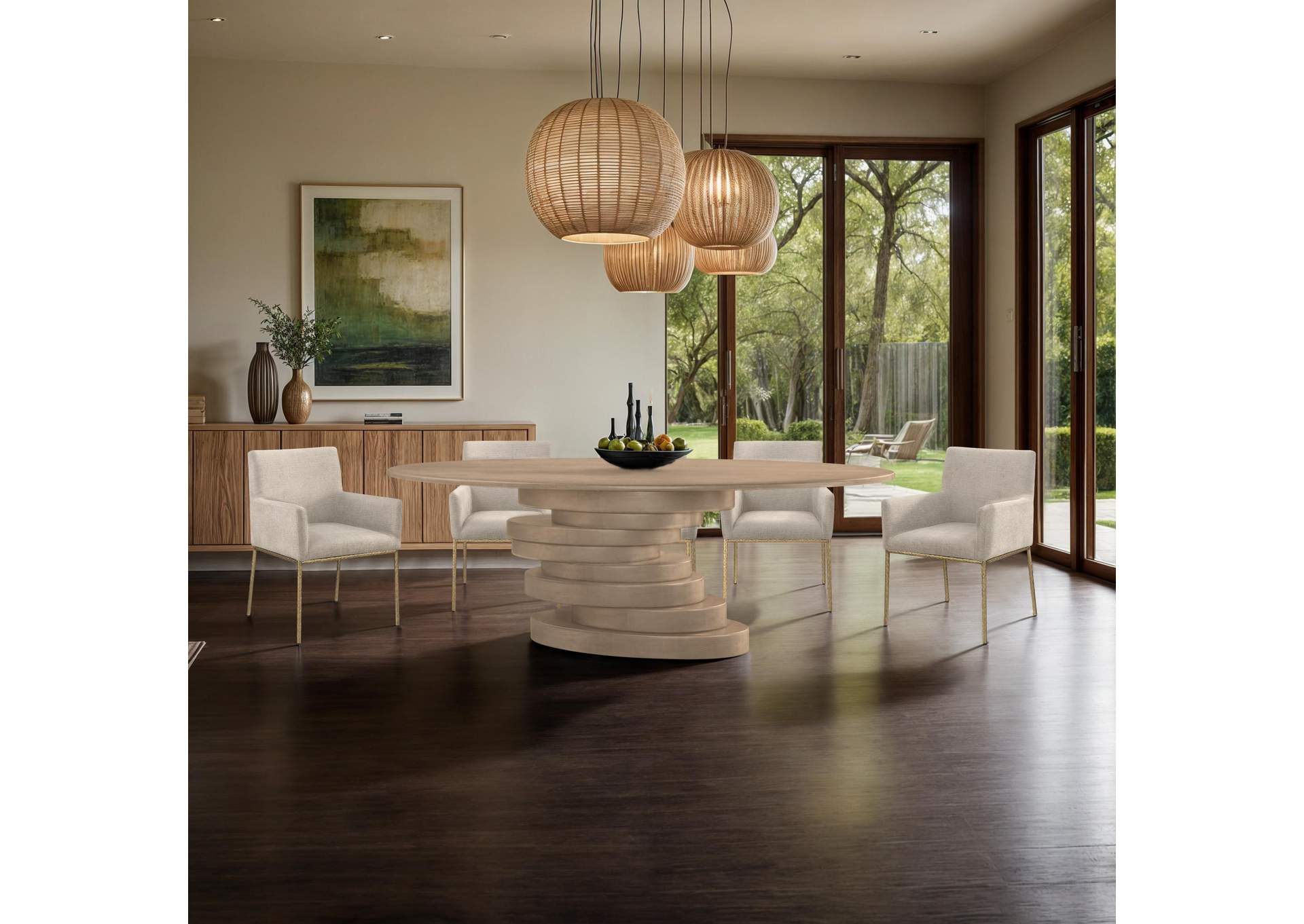 Moriah Oak Dining Table