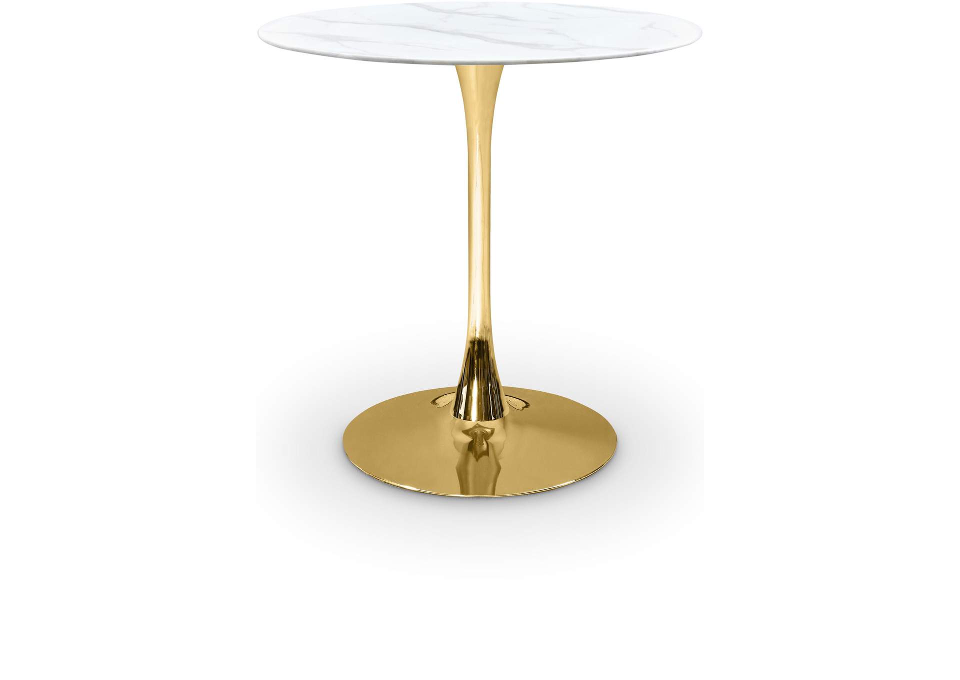 Tulip Gold Counter Height Table (3 Boxes)