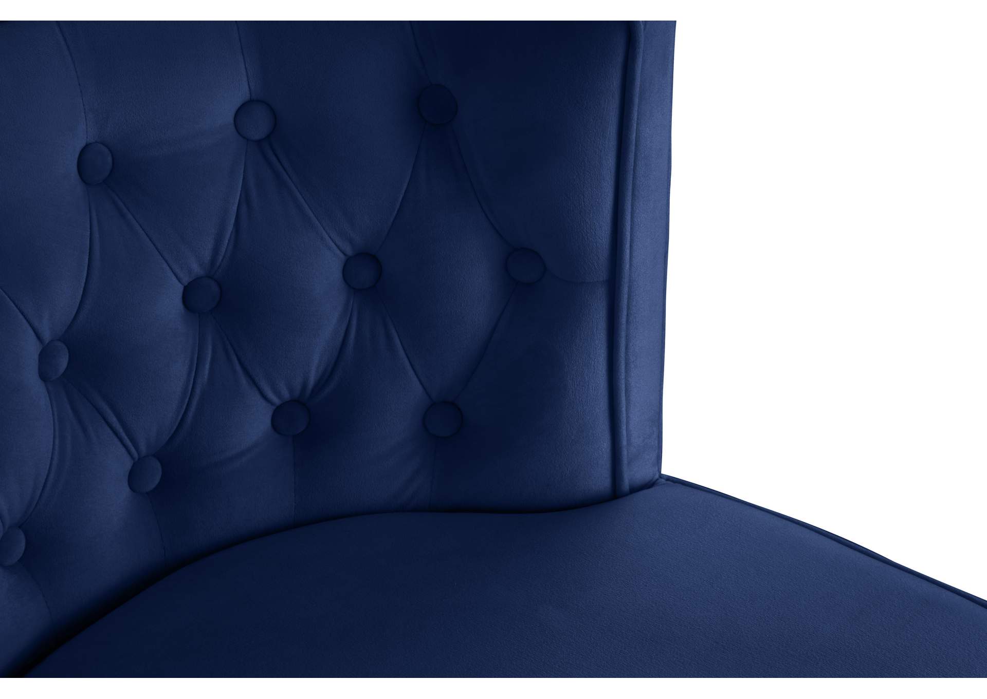 Perry Navy Velvet Dining Chair