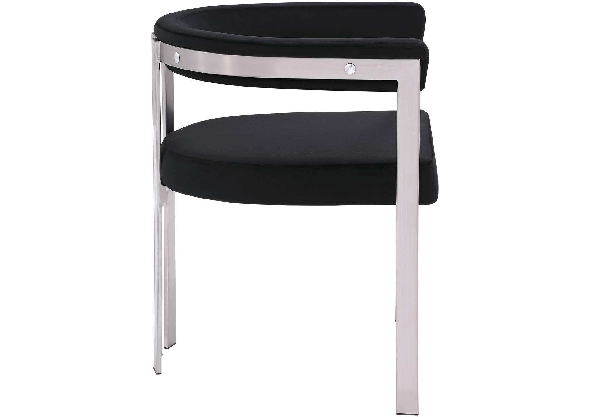 Marcello Black Velvet Dining Chair