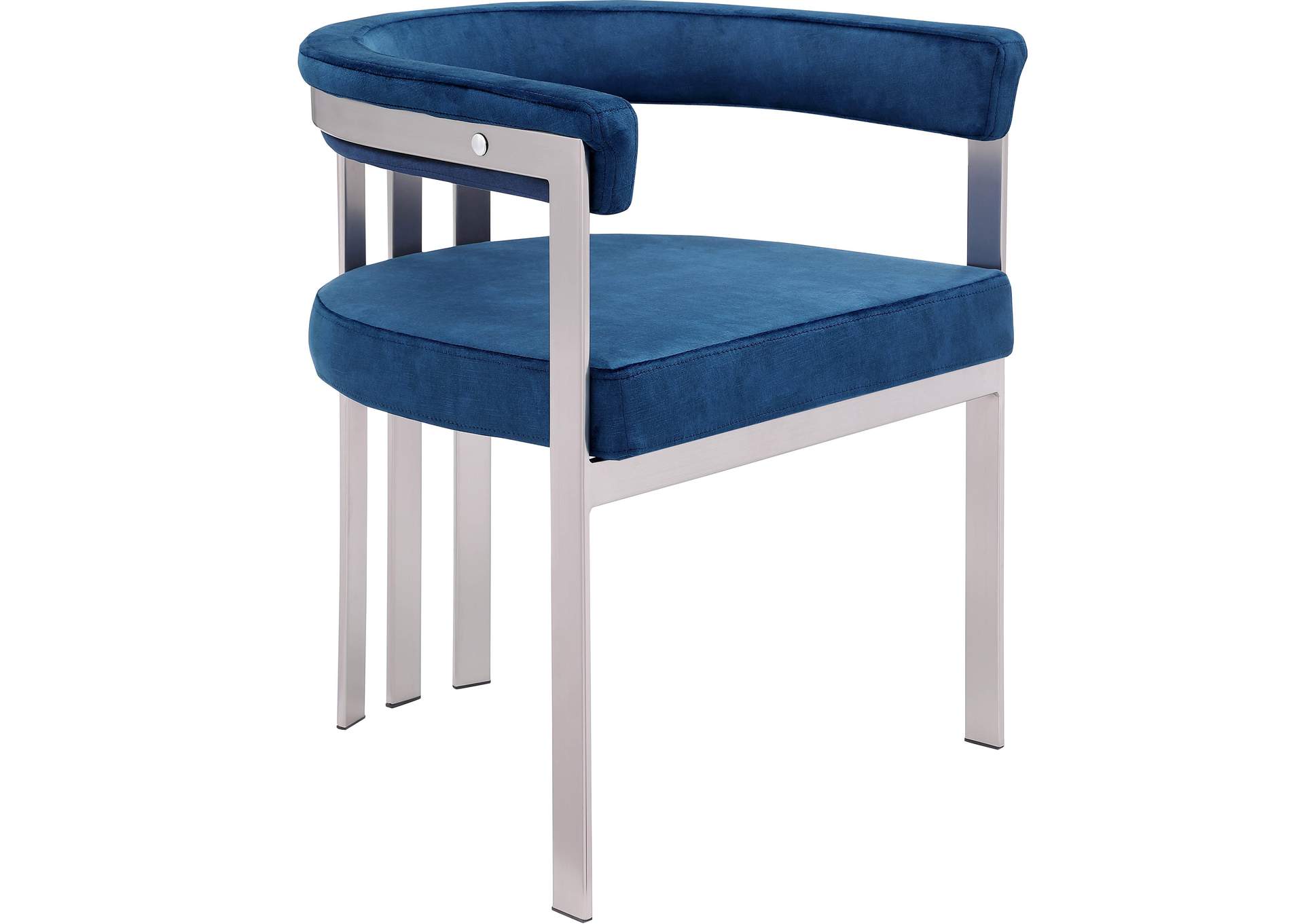 Marcello Navy Velvet Dining Chair