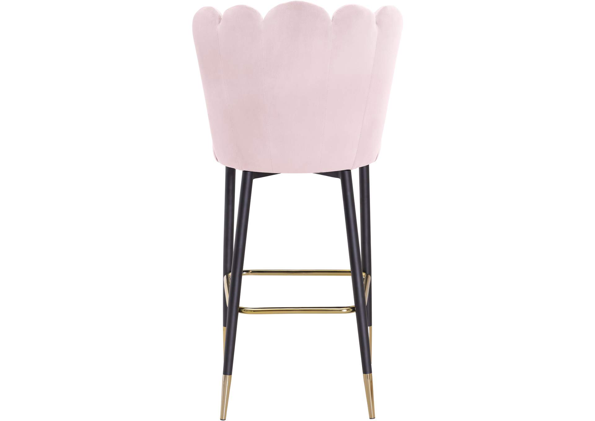 Lily Pink Velvet Stool image 5
