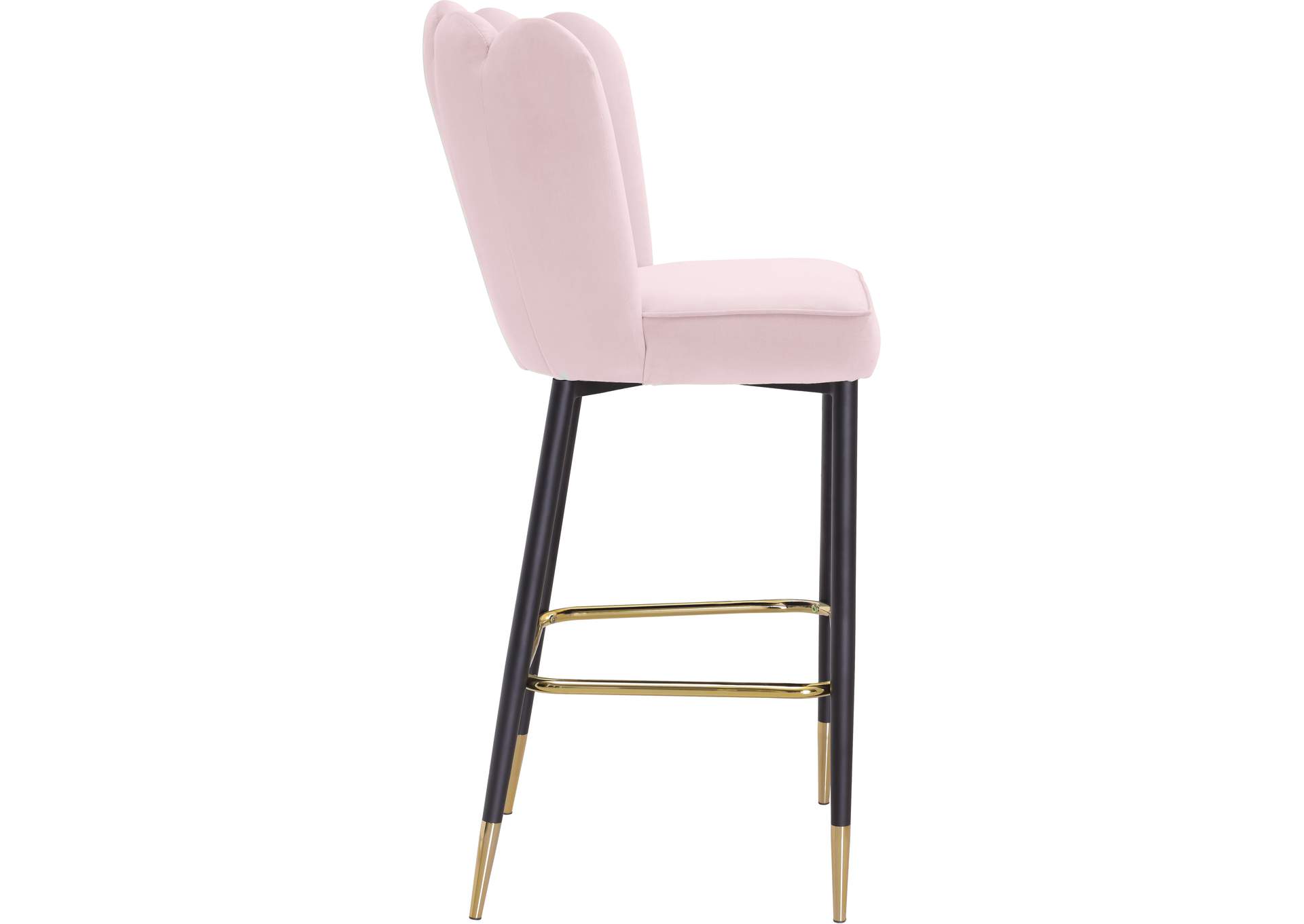 Lily Pink Velvet Stool image 6
