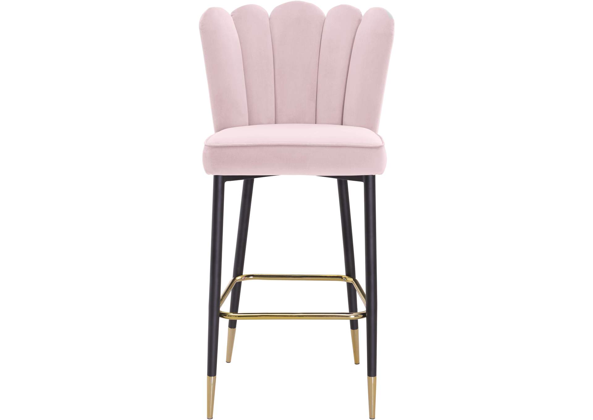 Lily Pink Velvet Stool image 7