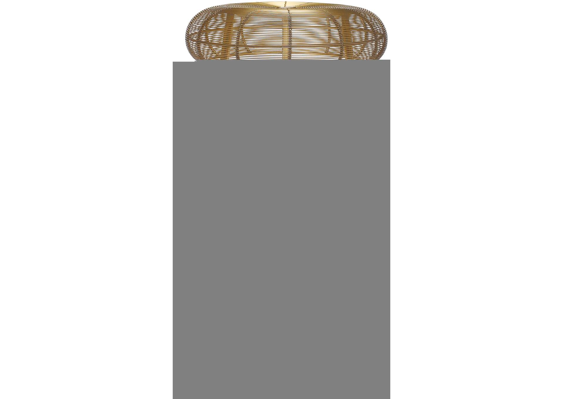 Tuscany Gold Metal Counter Stool