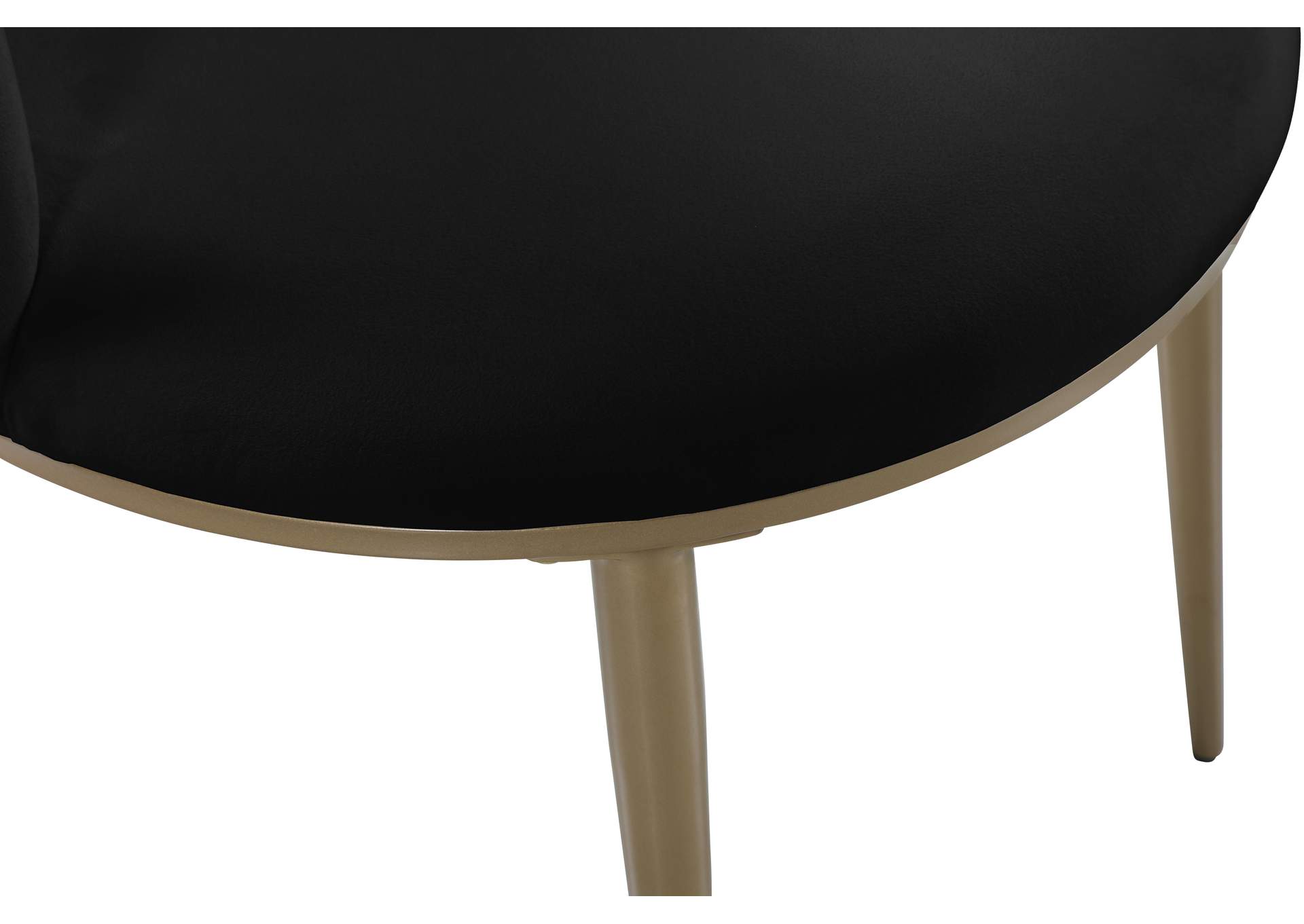 Skylar Black Velvet Dining Chair