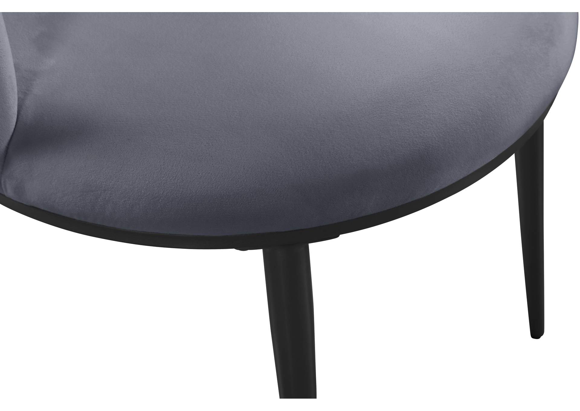 Skylar Grey Velvet Dining Chair