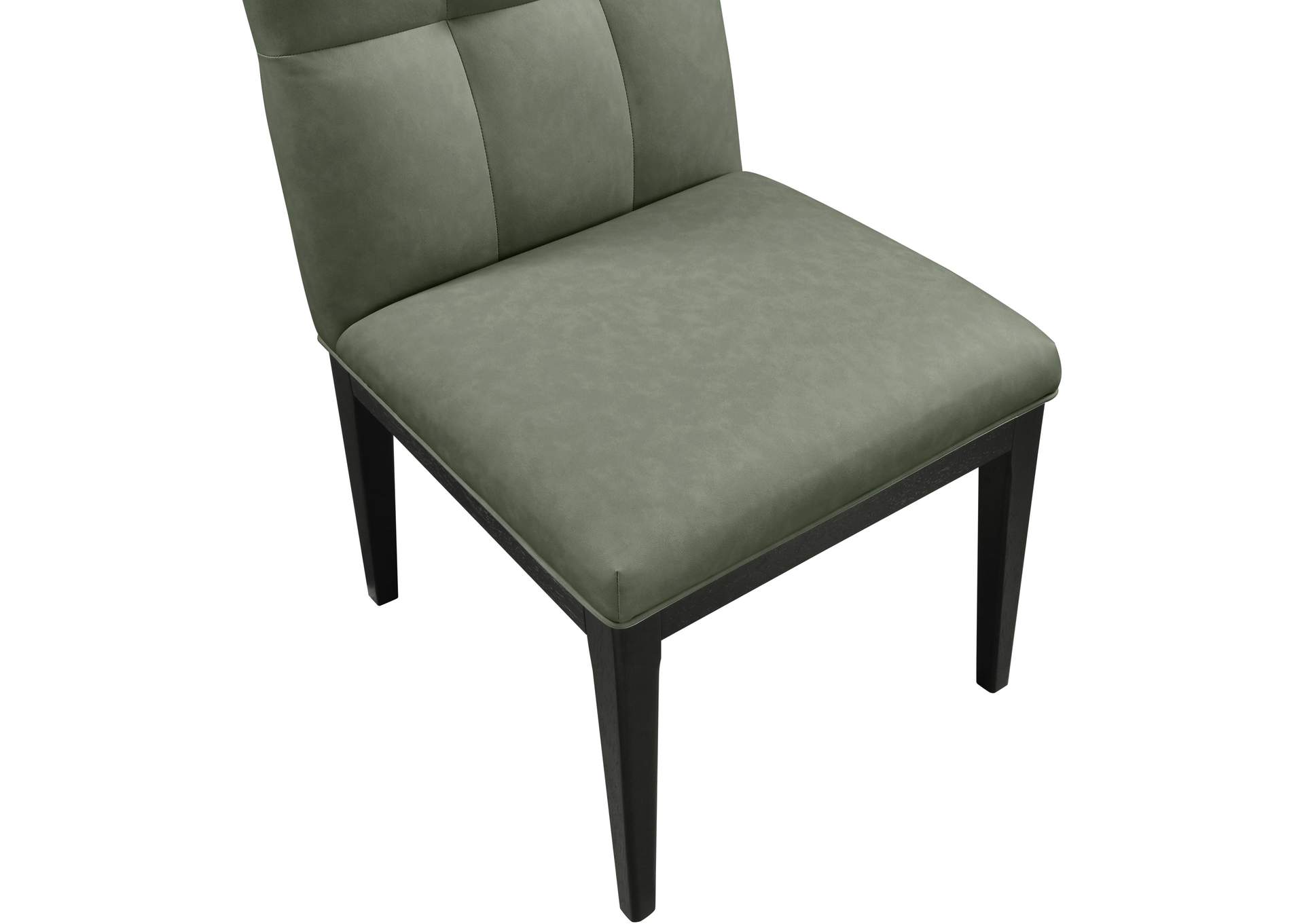 Adrian Green Vegan Leather Dining Side Chair image 8