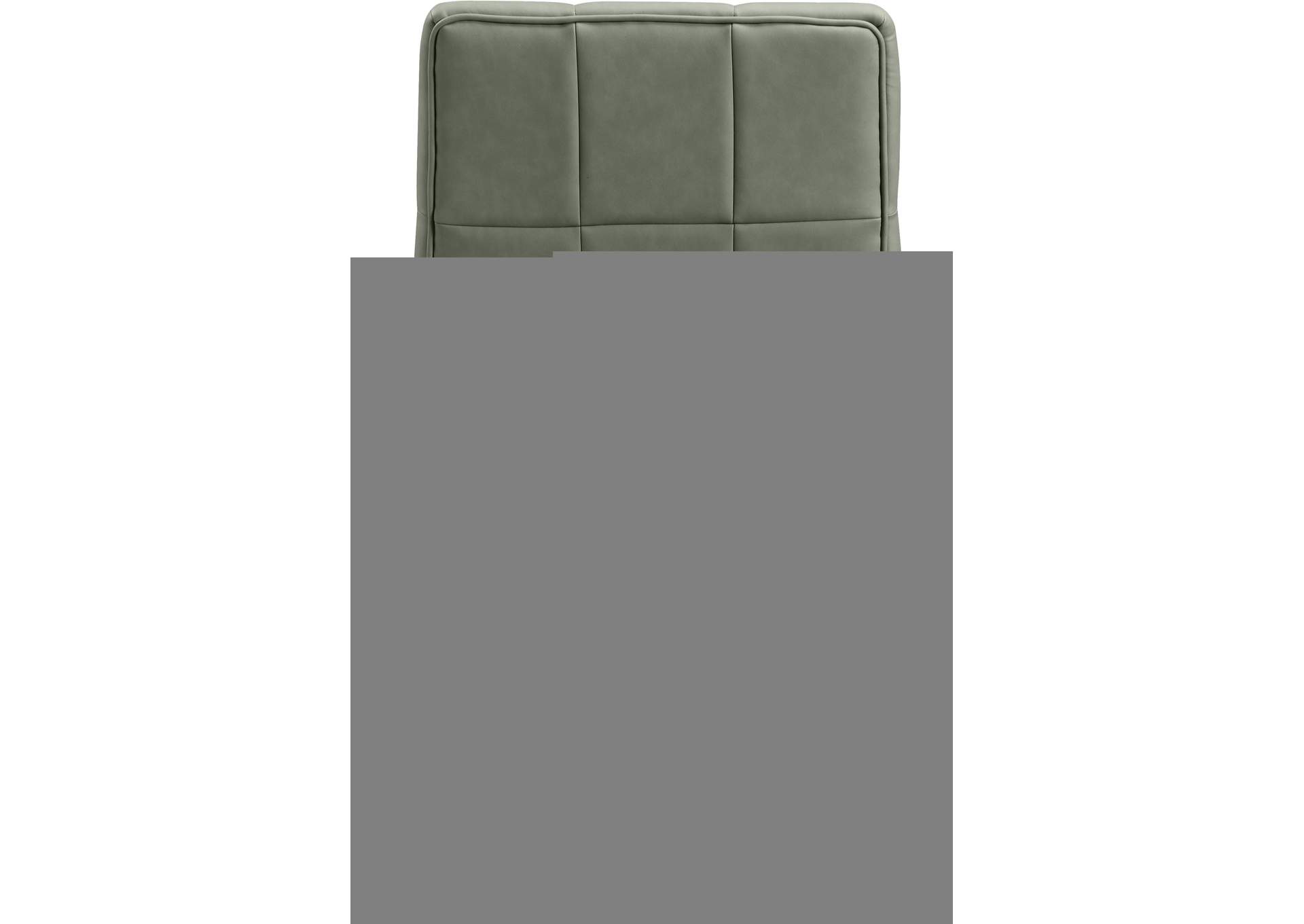 Adrian Green Vegan Leather Dining Side Chair image 10