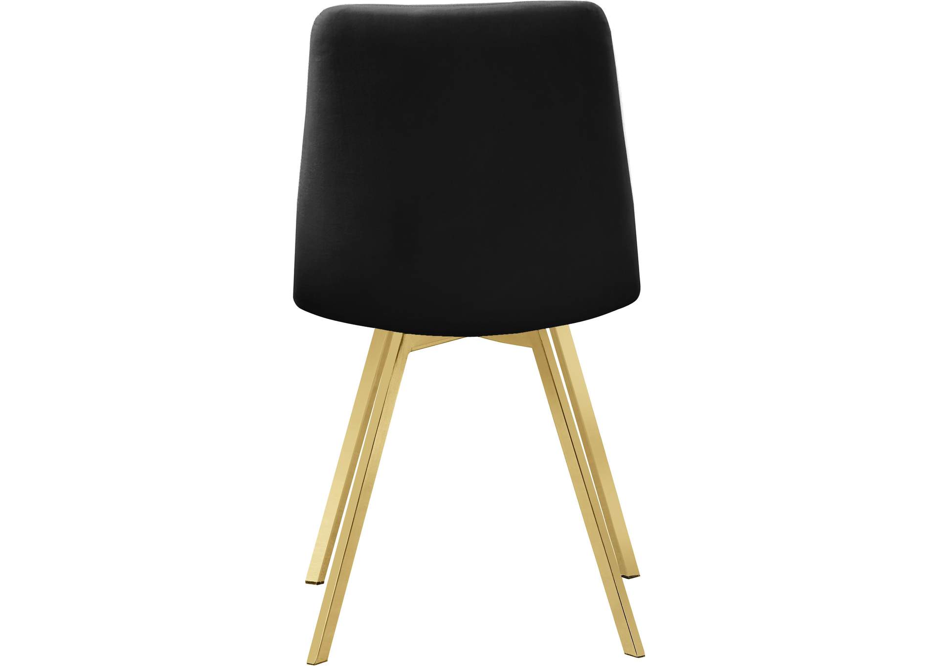 Annie Black Velvet Dining Chair
