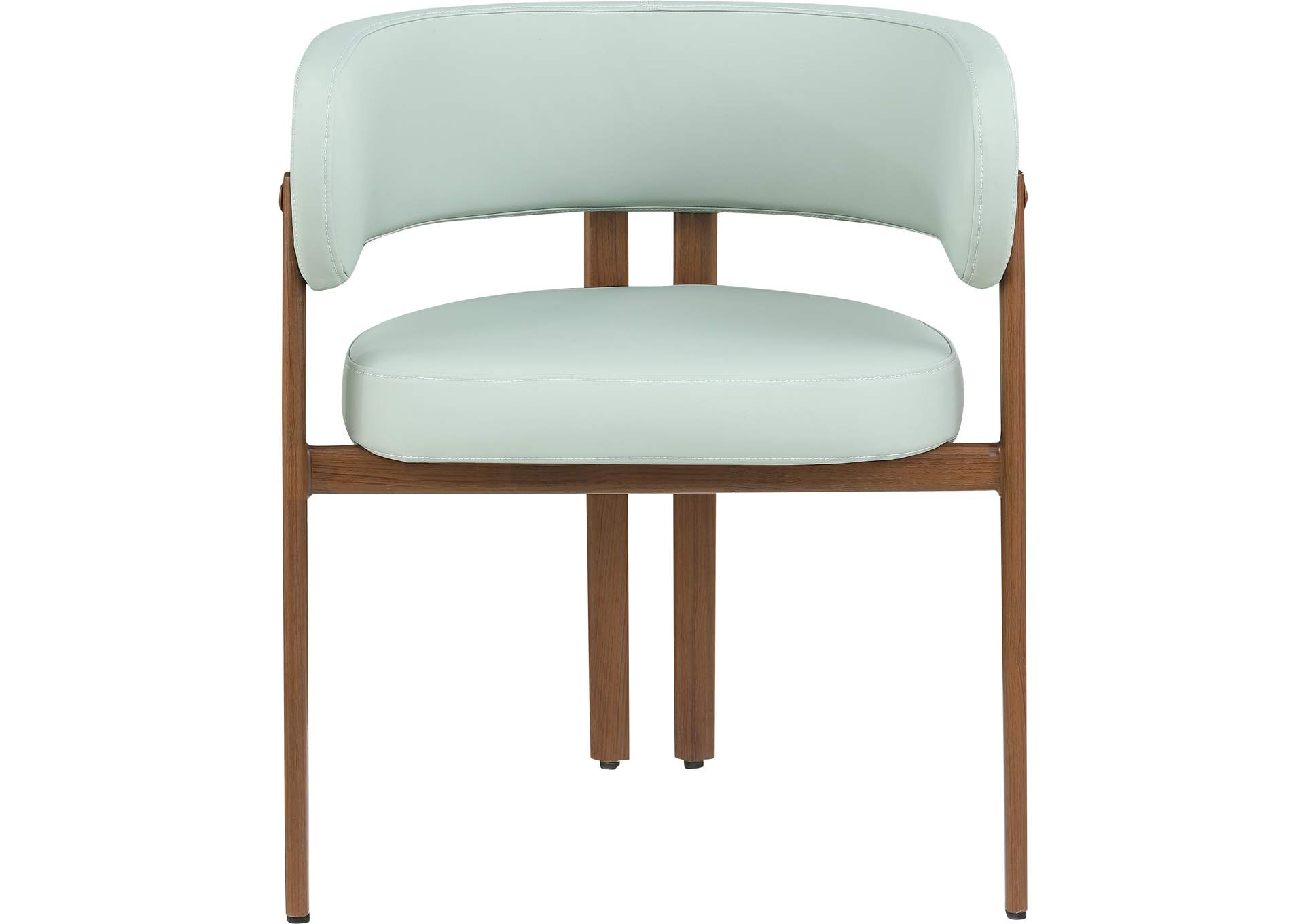 Gideon Mint Green Vegan Leather Dining Chair