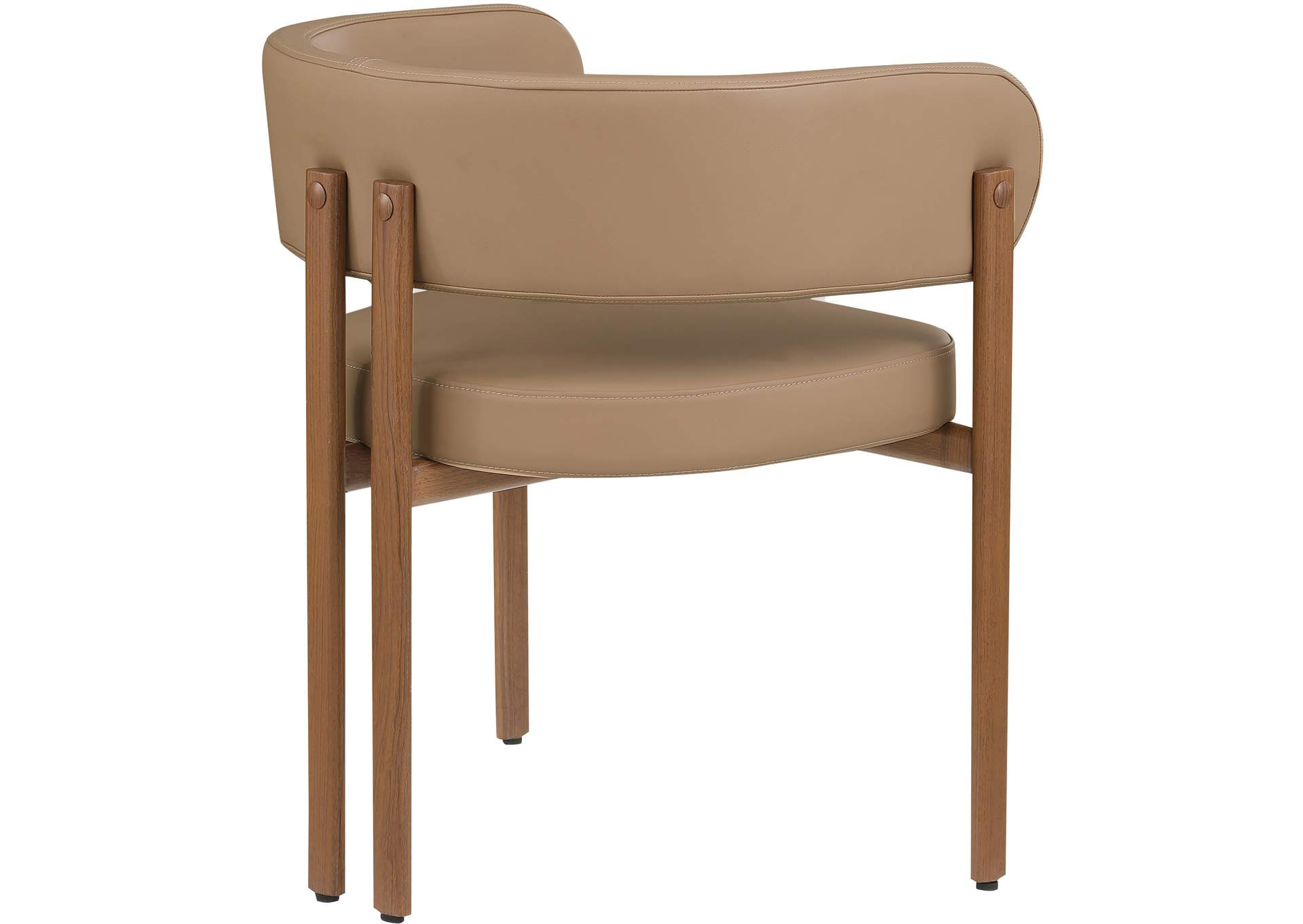 Gideon Tan Vegan Leather Dining Chair