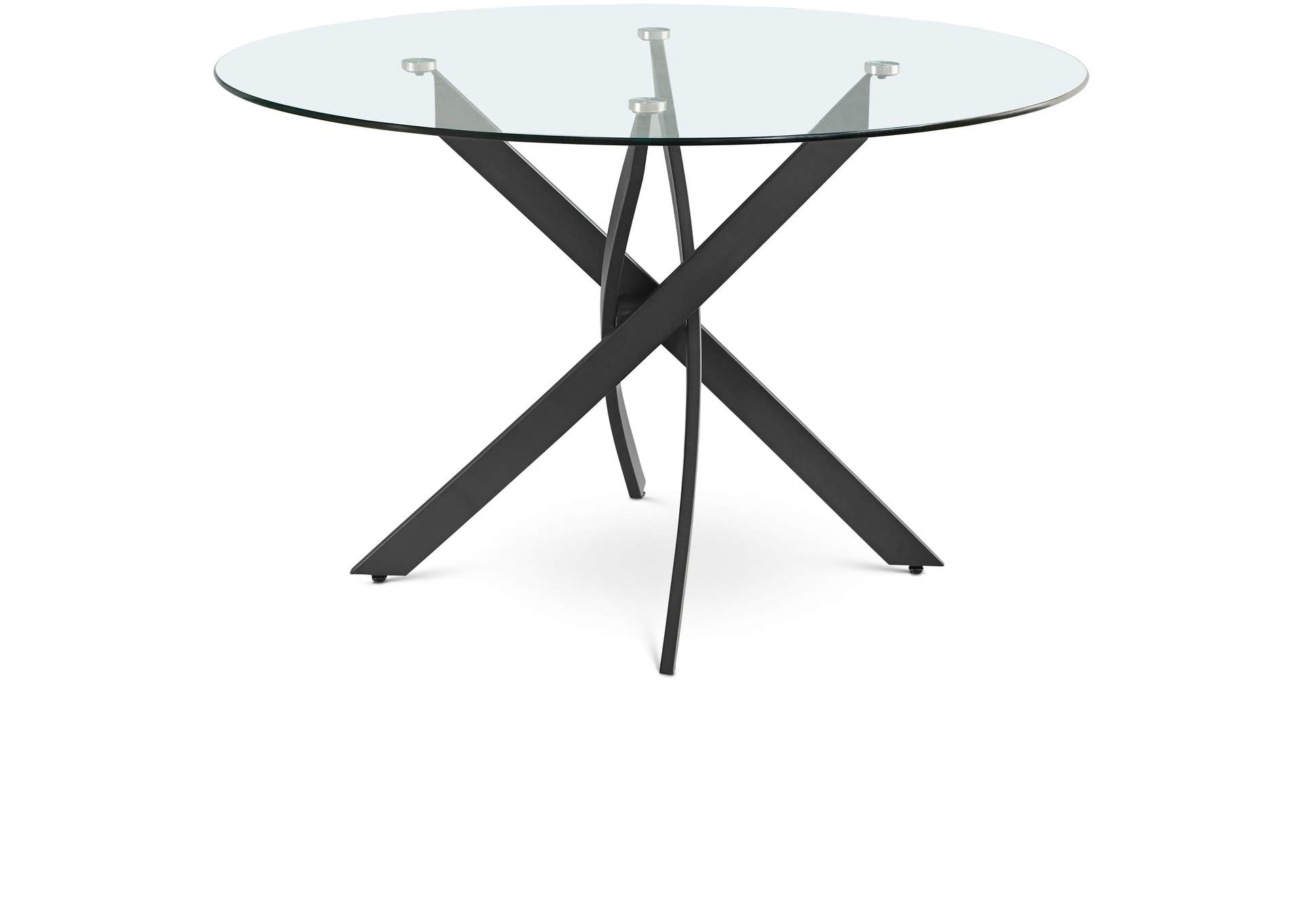 Xander Matte Black Dining Table