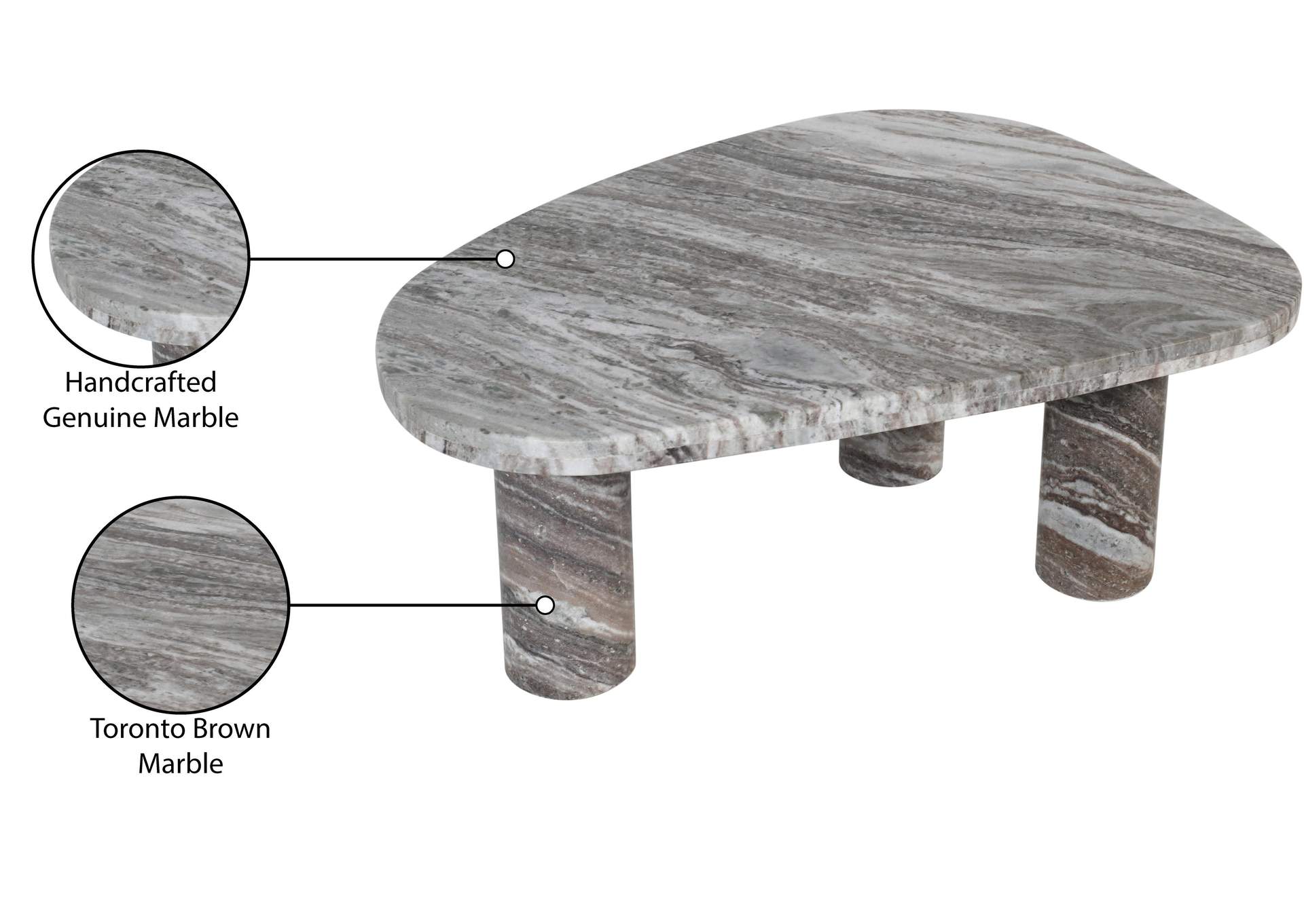 Messina Brown Coffee Table