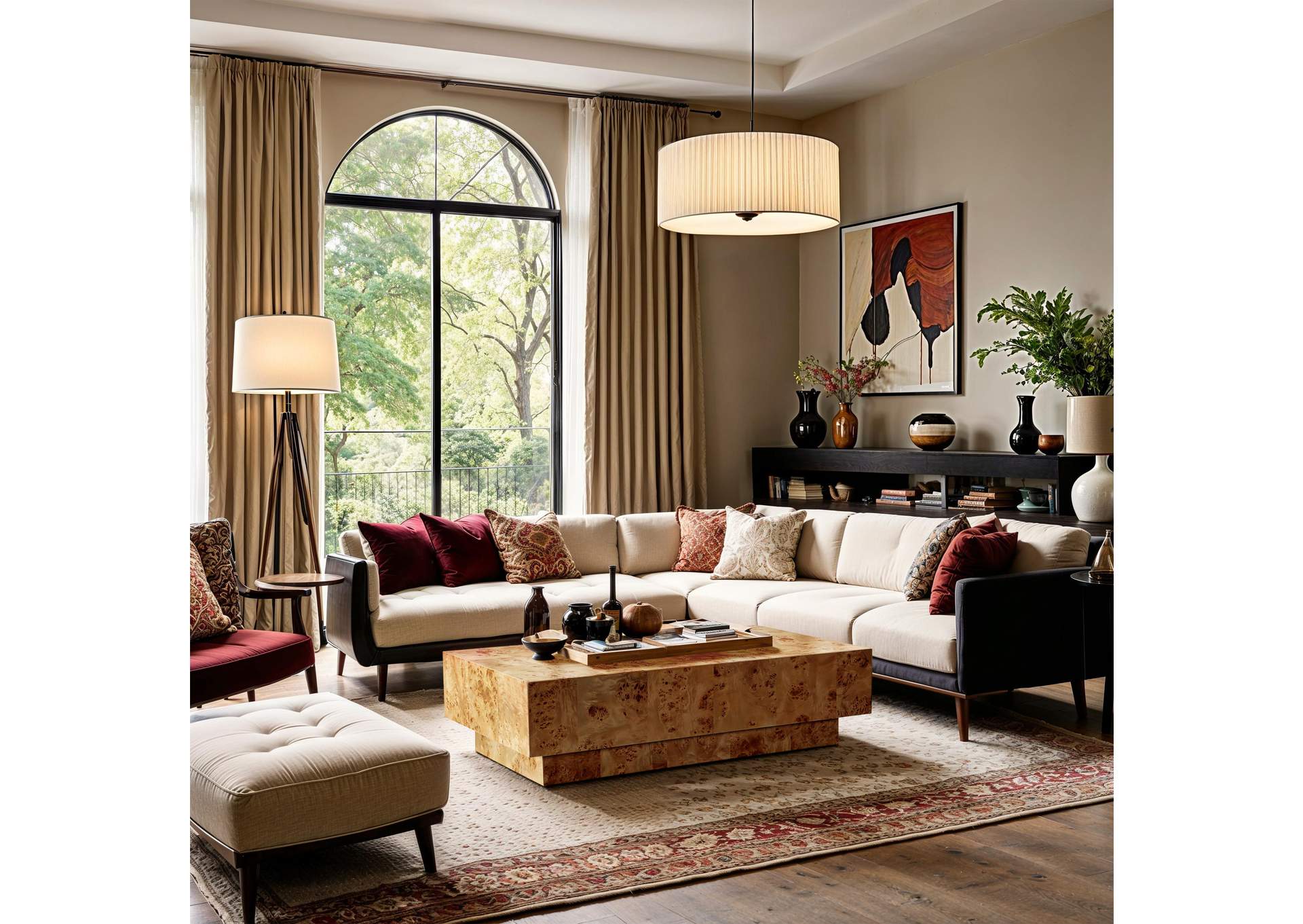 Ottoman Natural Coffee Table