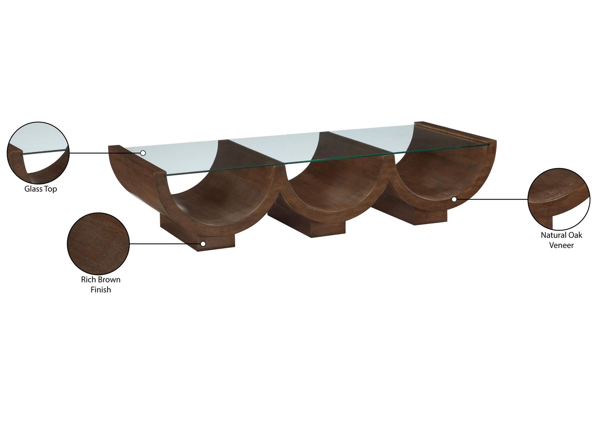 Beverwil Brown Coffee Table image 8