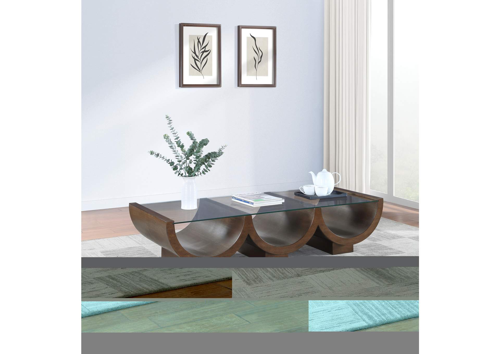 Beverwil Brown Coffee Table image 3